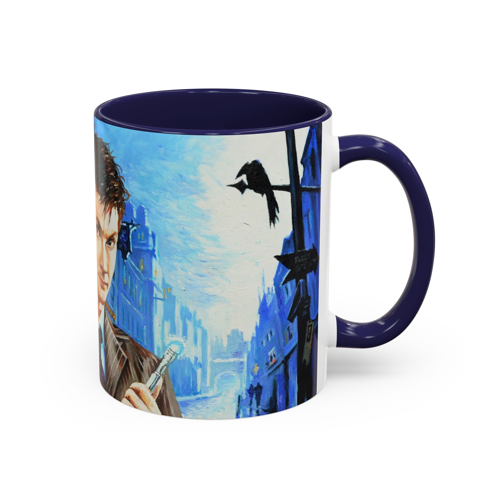 Coffee Mug, Dr Who Mug, Tardis Design, Geeky Mug, Doctor Who Fan Gift, Tea Cup