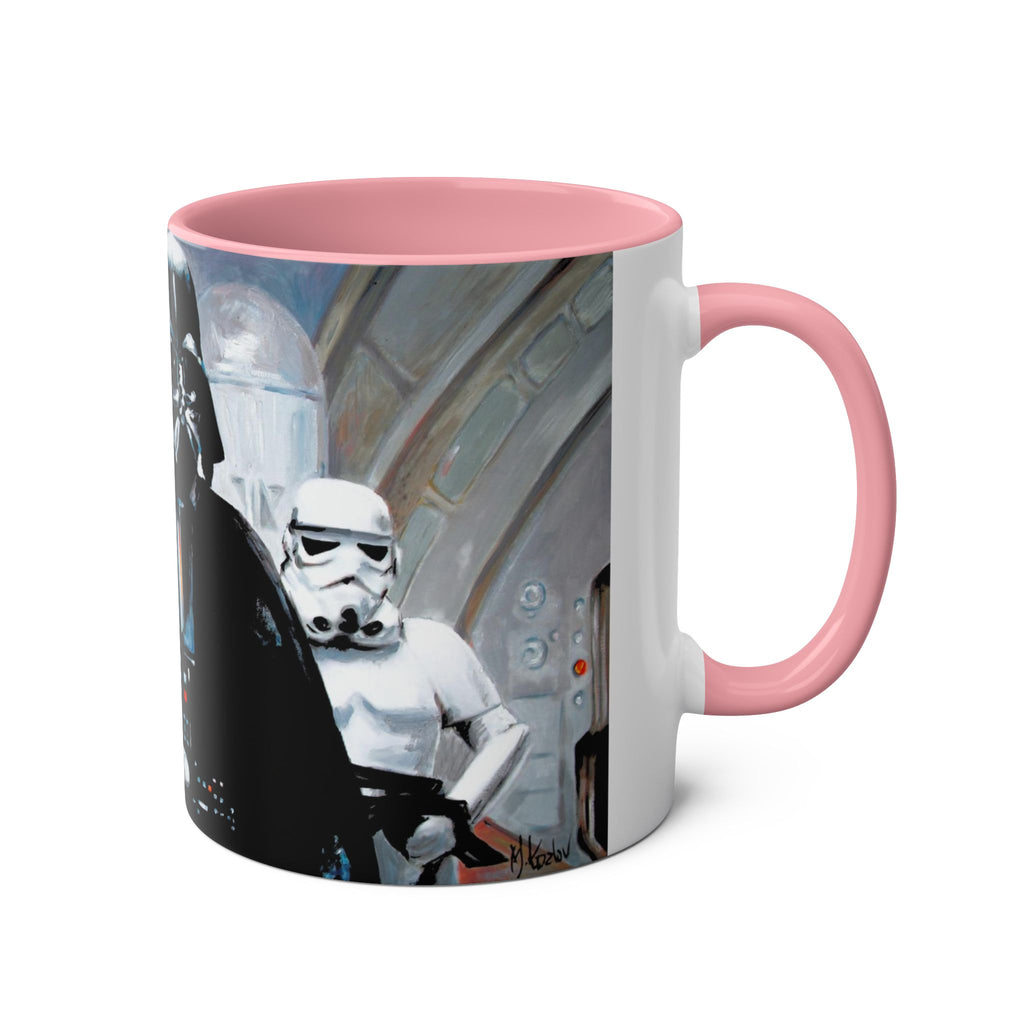 Darth Vader Abstract -Starwars- Art Mugs Two-Tone Coffee Mugs, 11oz