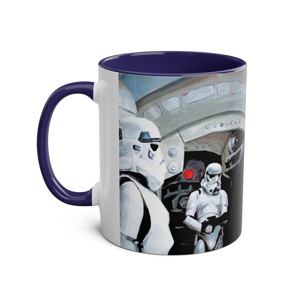 Darth Vader Abstract -Starwars- Art Mugs Two-Tone Coffee Mugs, 11oz