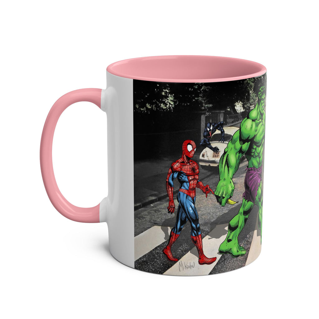 Marvel Hulk Two-Tone Coffee Mug – Superhero Fan Gift, 11oz Ceramic Cup