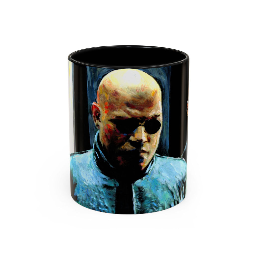 Coffee Mug, Matrix Movie Cups Morpheus Design, Unique Tea Cup Gift, Film Buff Present, Geeky Kitchen Decor, Sci-Fi Fan Mug, Movie Lover Gift