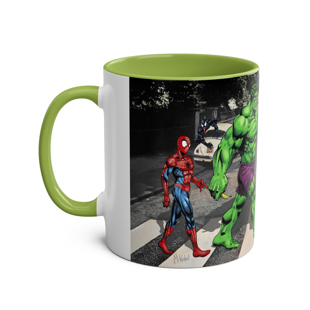 Marvel Hulk Two-Tone Coffee Mug – Superhero Fan Gift, 11oz Ceramic Cup