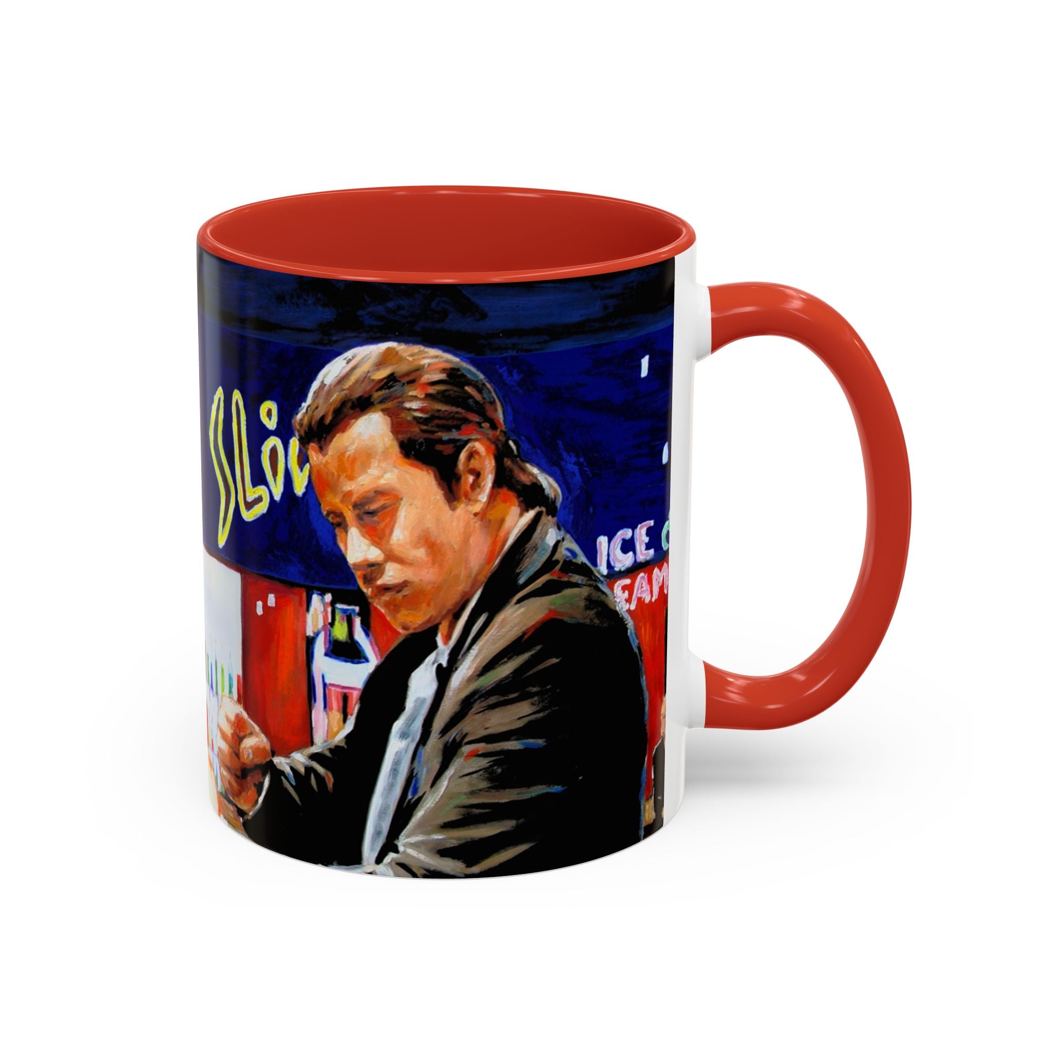 Pulp Fiction Dance Mug, Movie Lover Gift, Funny Movie Mug, Film Buff Cup, Novelty Gift, Cinematic Dishware