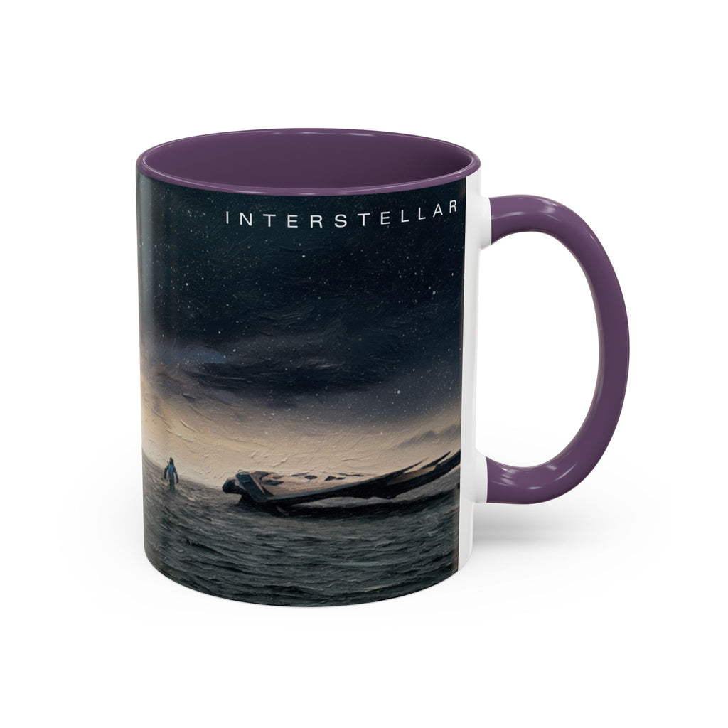 Interstellar Adventure Coffee Mug, Cosmic Mug for Space Lovers, Unique Gift for Astronauts, Artful Tea Cup, Perfect for Home or Office