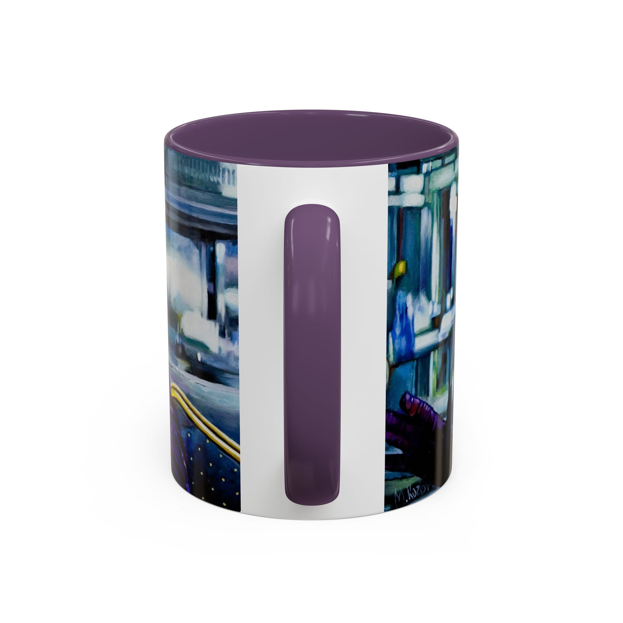 Dark Clown Villain Mug Hand-Painted Style Fan Art Pop Culture Coffee Cup  Comic Inspired Gift