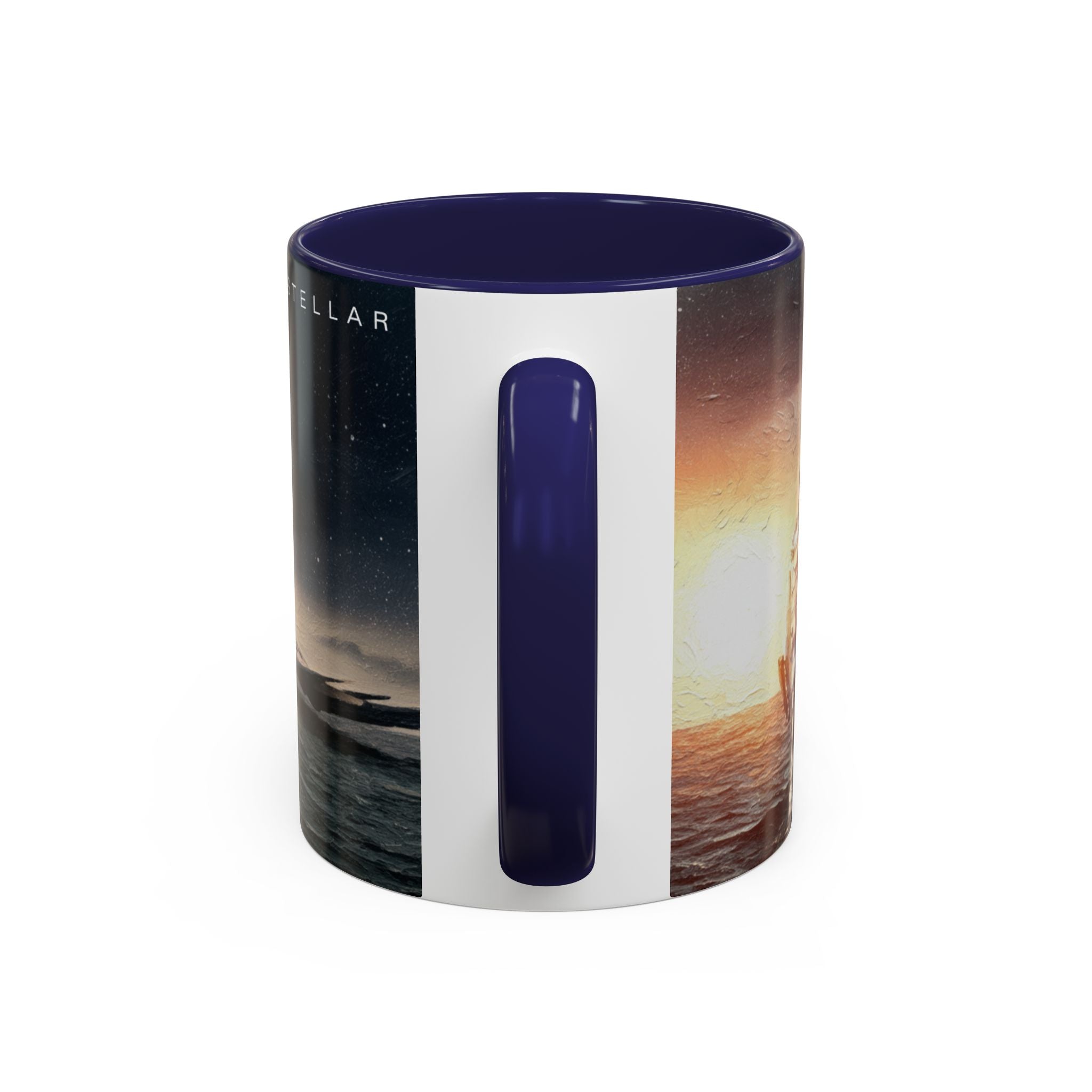 Interstellar Adventure Coffee Mug, Cosmic Mug for Space Lovers, Unique Gift for Astronauts, Artful Tea Cup, Perfect for Home or Office
