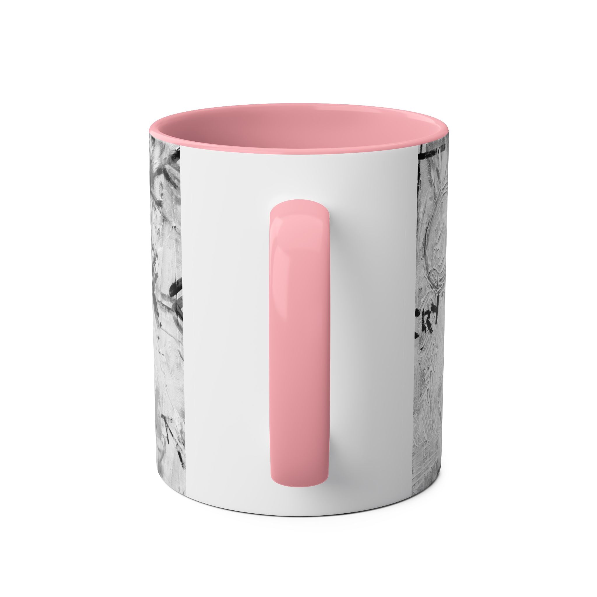 Bob Marley Abstract Two-Tone Coffee Mug – Reggae Music Fan Gift, 11oz