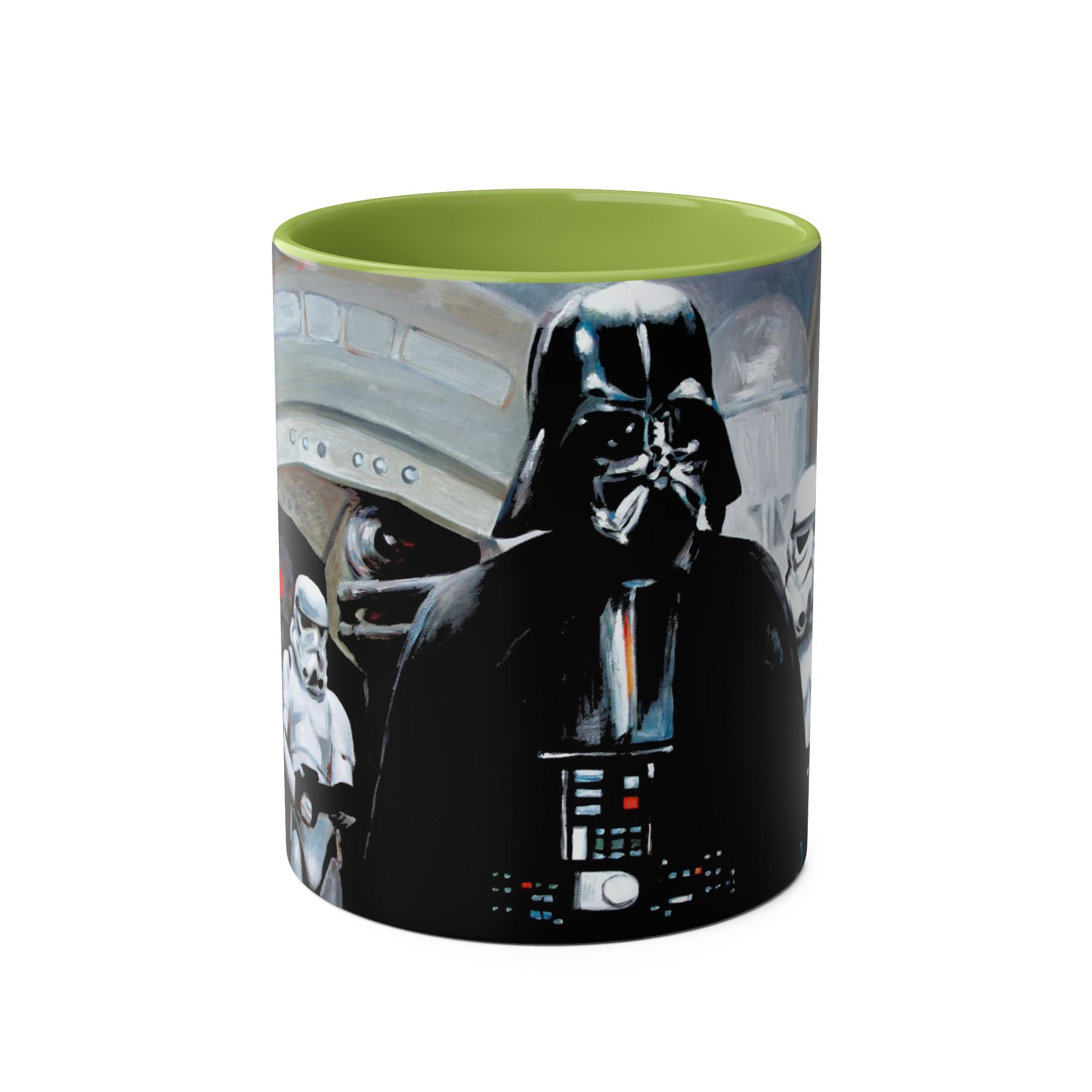 Darth Vader Abstract -Starwars- Art Mugs Two-Tone Coffee Mugs, 11oz