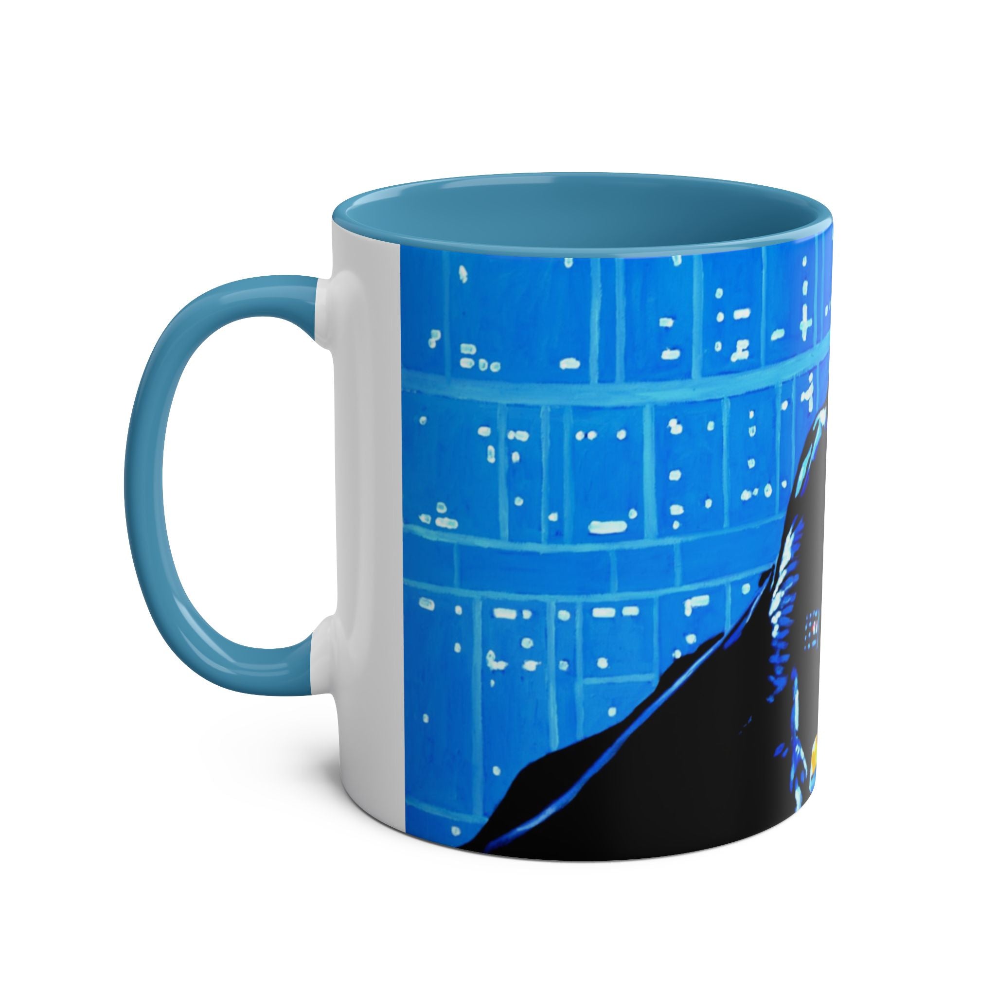 Darth Vader Abstract - Starwars- Art mugTwo-Tone Coffee Mugs, 11oz