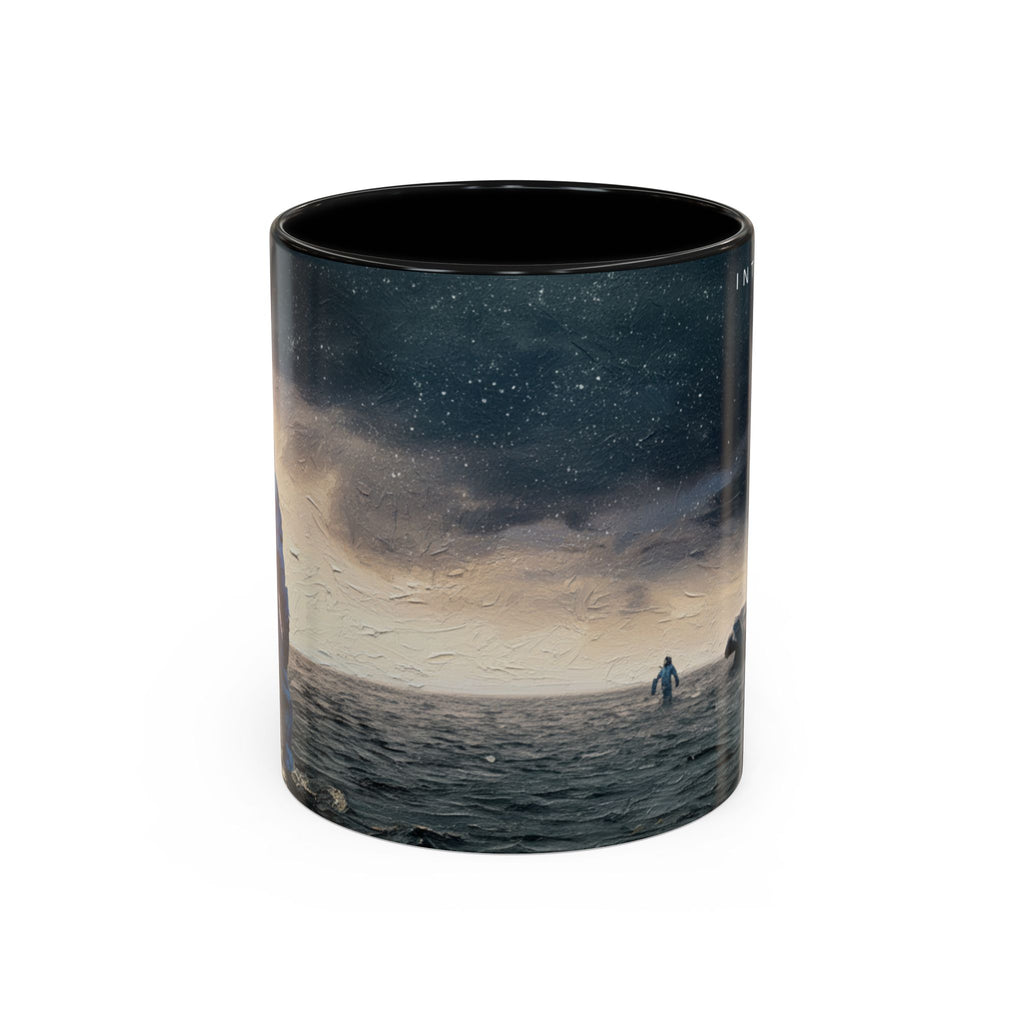 Interstellar Adventure Coffee Mug, Cosmic Mug for Space Lovers, Unique Gift for Astronauts, Artful Tea Cup, Perfect for Home or Office