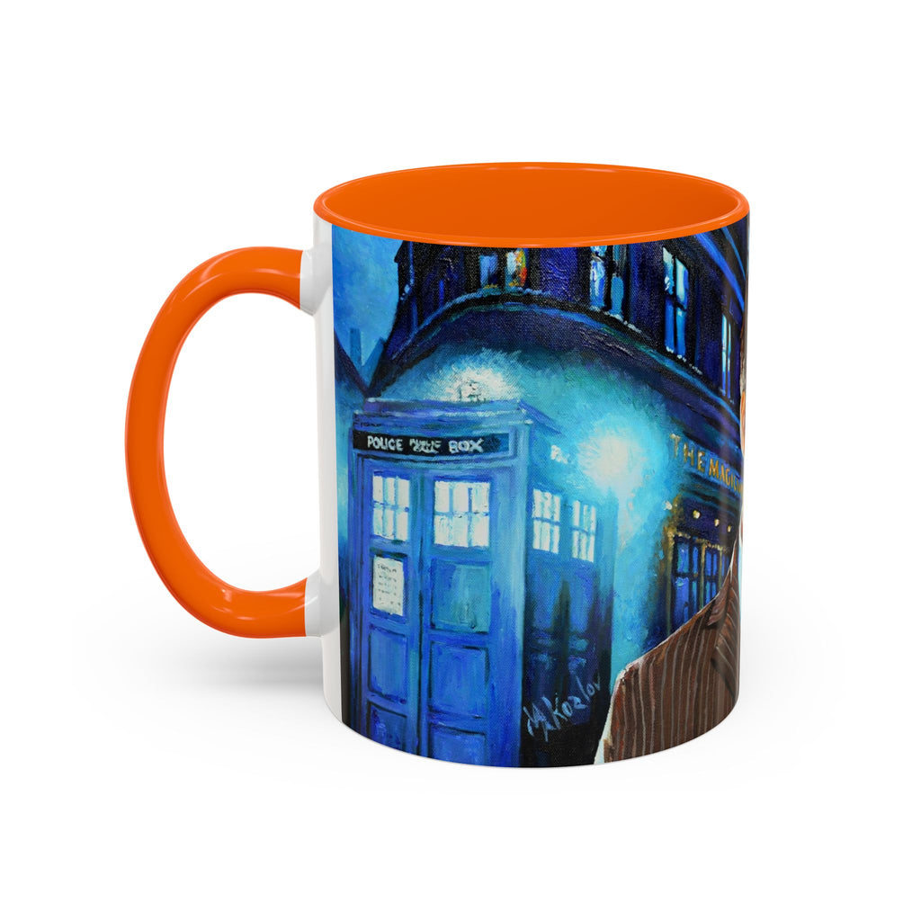 Coffee Mug, Dr Who Mug, Tardis Design, Geeky Mug, Doctor Who Fan Gift, Tea Cup