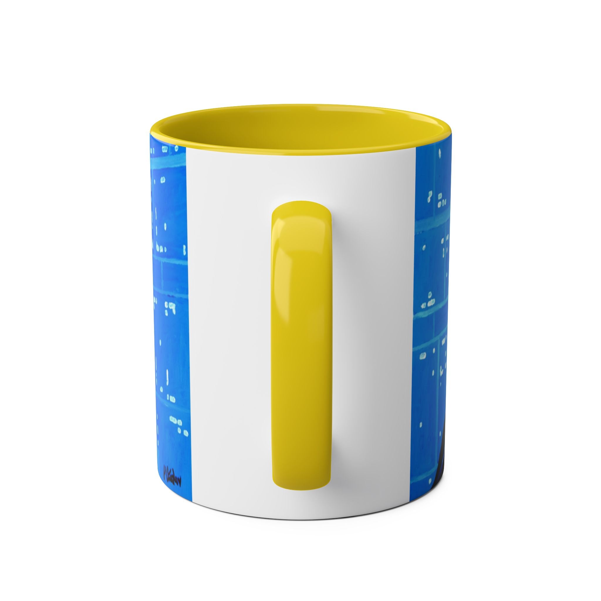 Darth Vader Abstract - Starwars- Art mugTwo-Tone Coffee Mugs, 11oz