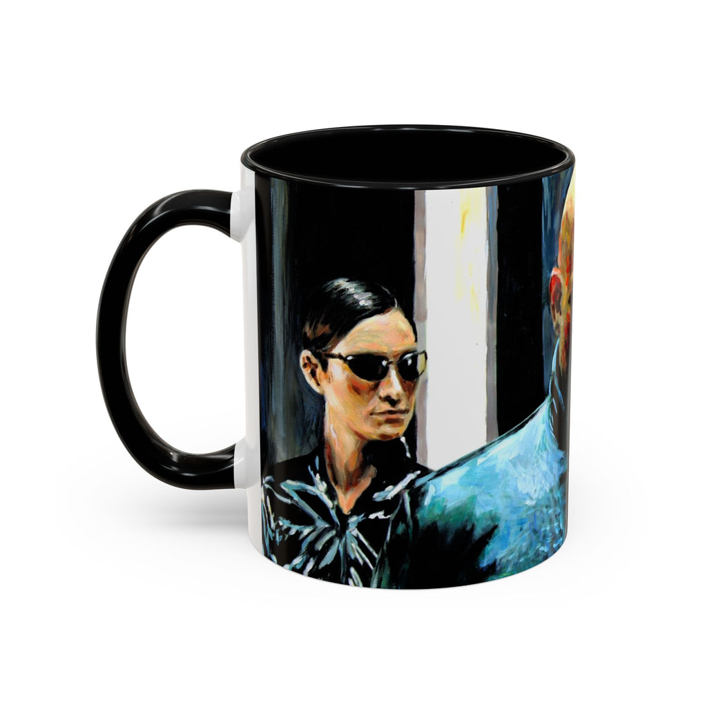 Coffee Mug, Matrix Movie Cups Morpheus Design, Unique Tea Cup Gift, Film Buff Present, Geeky Kitchen Decor, Sci-Fi Fan Mug, Movie Lover Gift