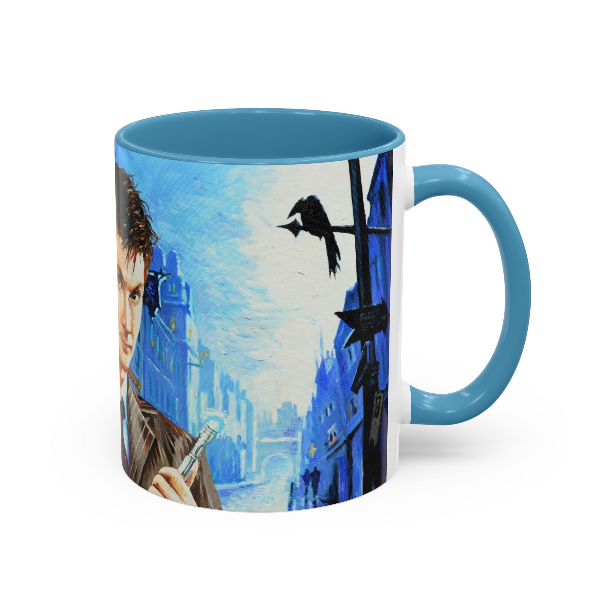 Coffee Mug, Dr Who Mug, Tardis Design, Geeky Mug, Doctor Who Fan Gift, Tea Cup