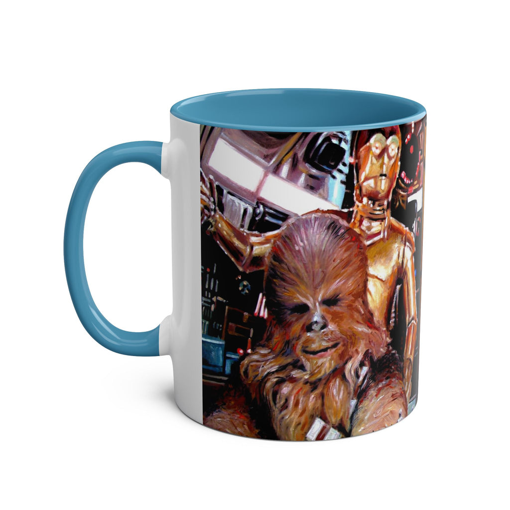 Starwars  Abstract -Star Wars Princess Leia 'Well Behaved'   Two-Tone Coffee Mugs, 11oz