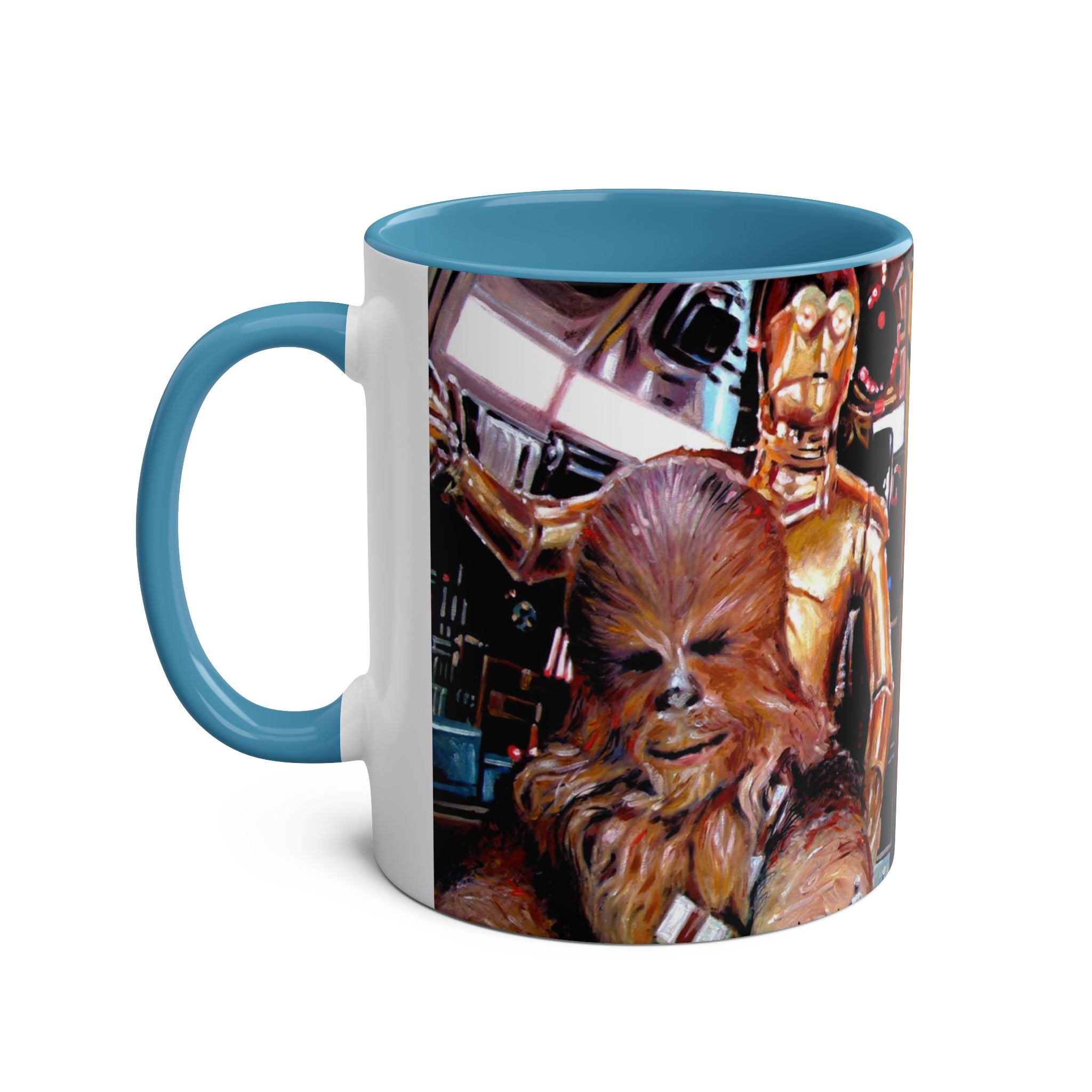 Starwars  Abstract -Star Wars Princess Leia 'Well Behaved'   Two-Tone Coffee Mugs, 11oz