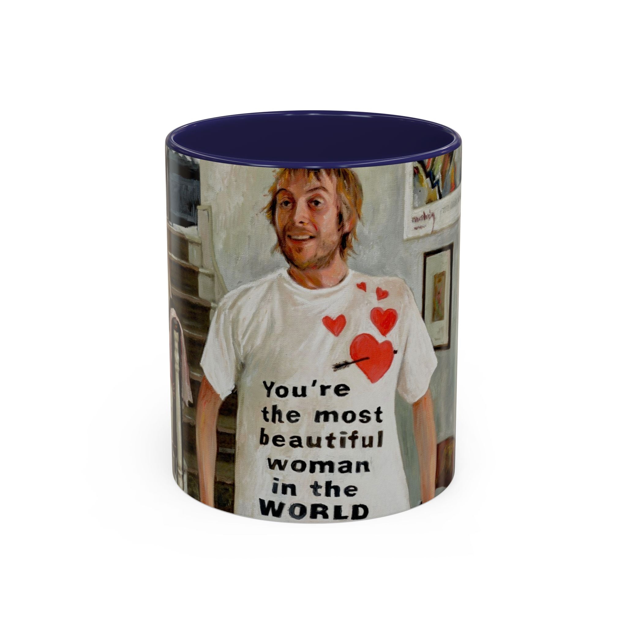 Coffee Mug, Notting Hill Movie, Spike, You Are the Most Beautiful Woman in the world  Mug, Romantic Mug, Film Lover Gift