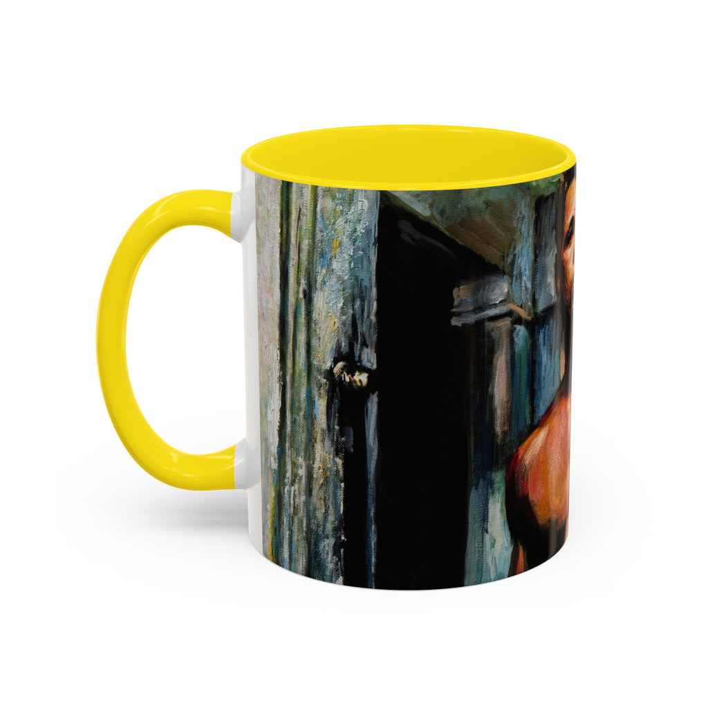 Movie Fight Club Brad Pitt Coffee Mug, Film Lover Gift, Vintage Pop Culture Cup, Cult Classic Cinema Fan Present, 11oz Ceramic Tea Mug,