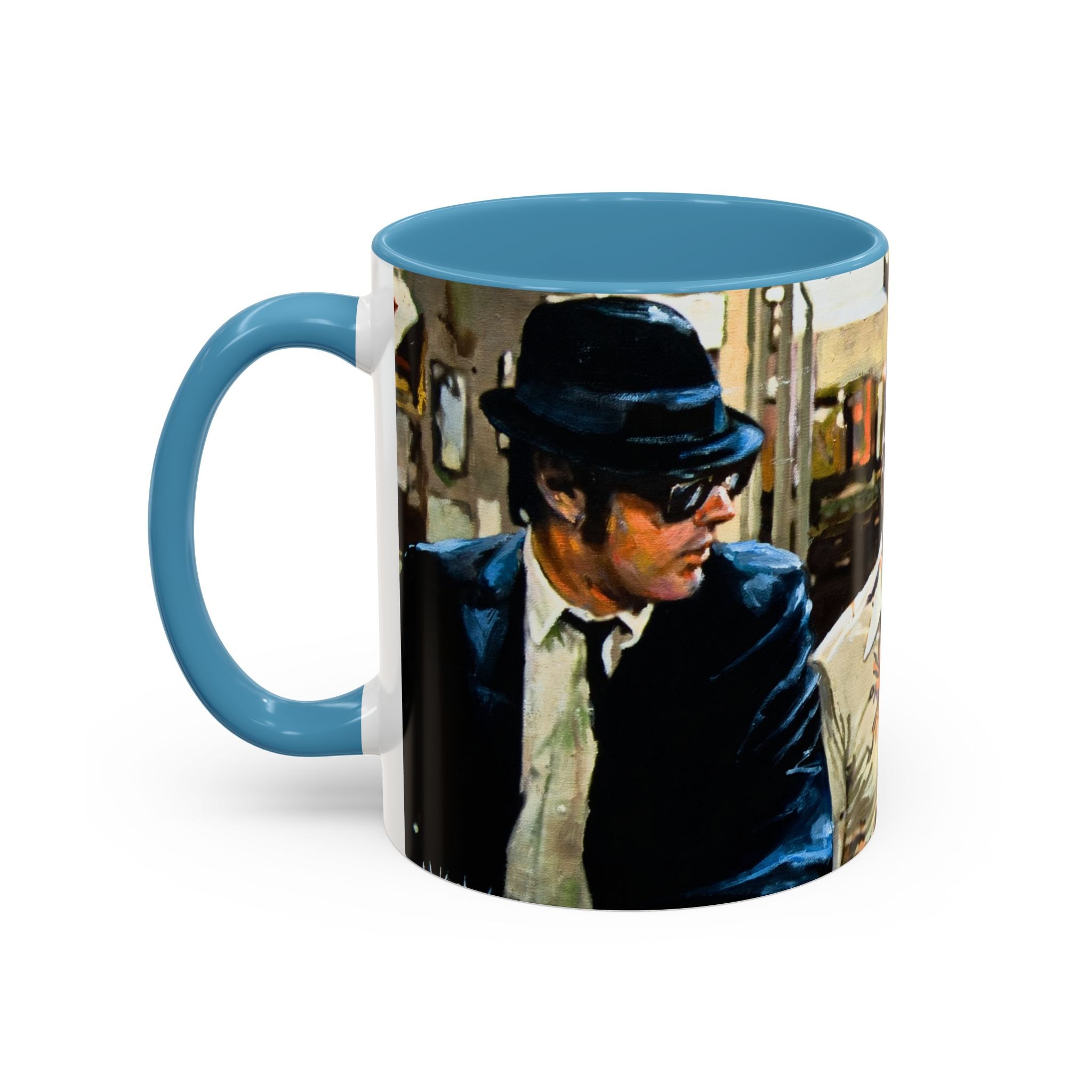 Coffee Mug, Blues Brothers Mugs, Music Lover Gift, Ceramic Cup, Movie Fan, Retro Drinkware