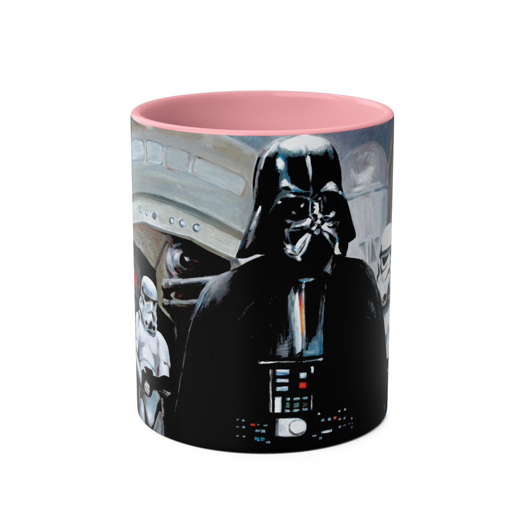 Darth Vader Abstract -Starwars- Art Mugs Two-Tone Coffee Mugs, 11oz