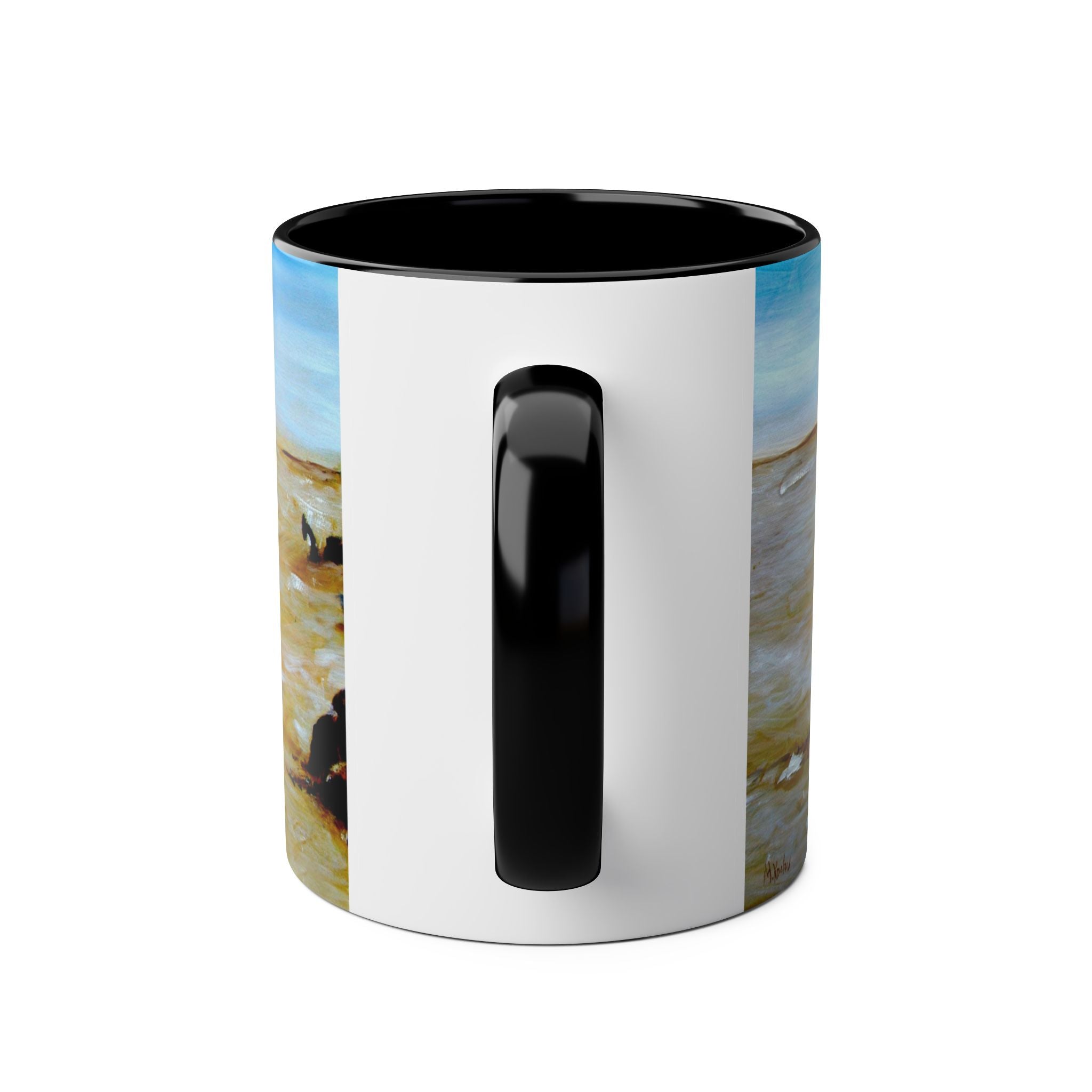 Starwars Abstract - Star Cutouts SC480 Official Star Wars The Droids R2-D2, C3P-O   Two-Tone Coffee Mugs, 11oz