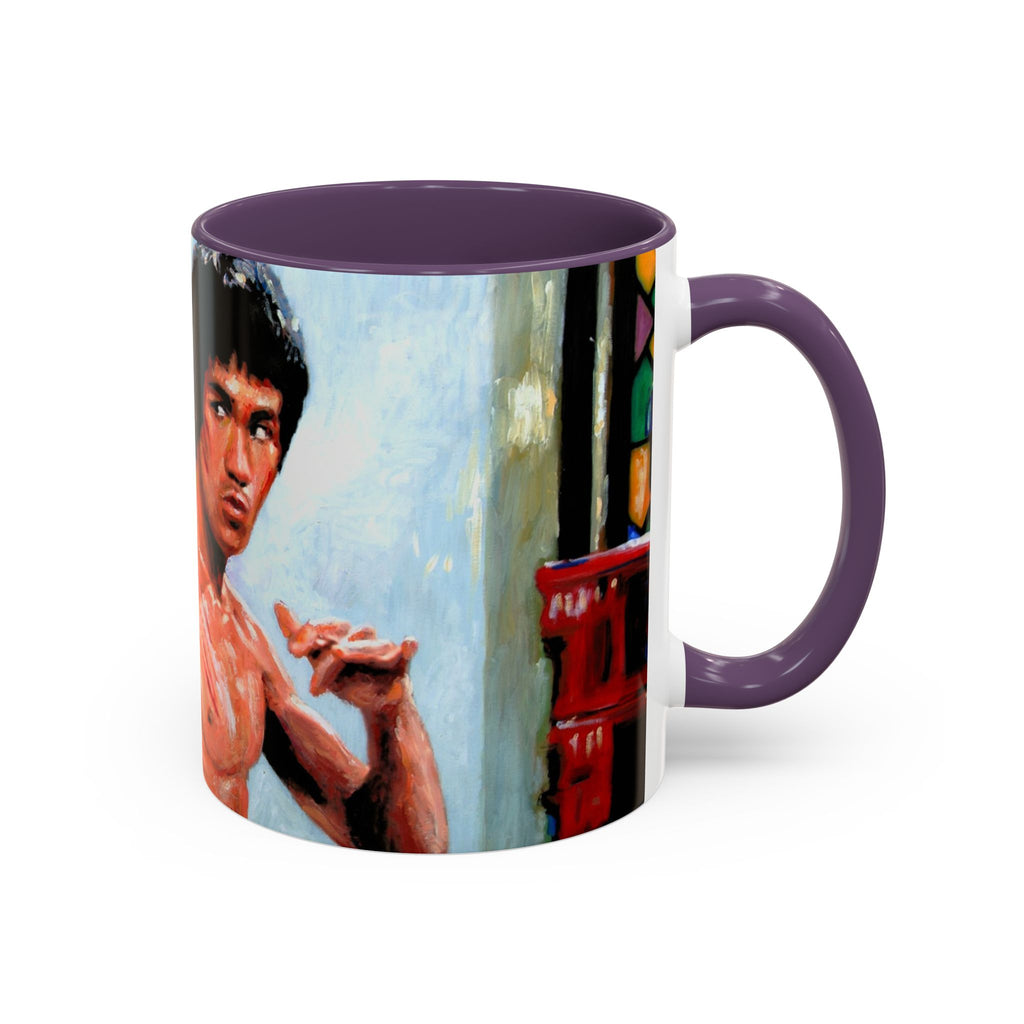 Bruce Lee Mug, Martial Arts Coffee Cup, Kung Fu Drinkware, Actor Tea Mug, Legend Gift for Men