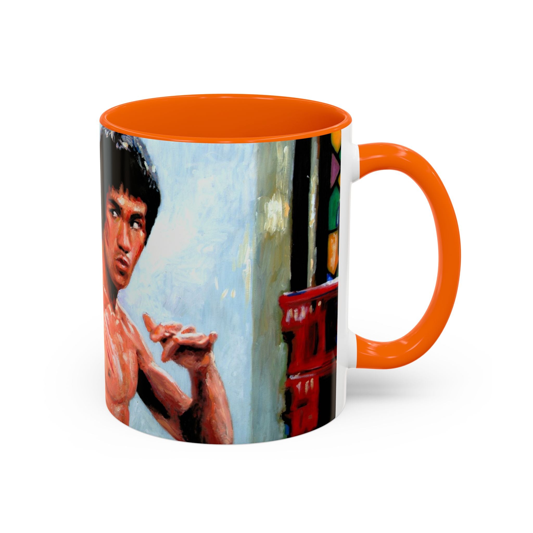 Bruce Lee Mug, Martial Arts Coffee Cup, Kung Fu Drinkware, Actor Tea Mug, Legend Gift for Men