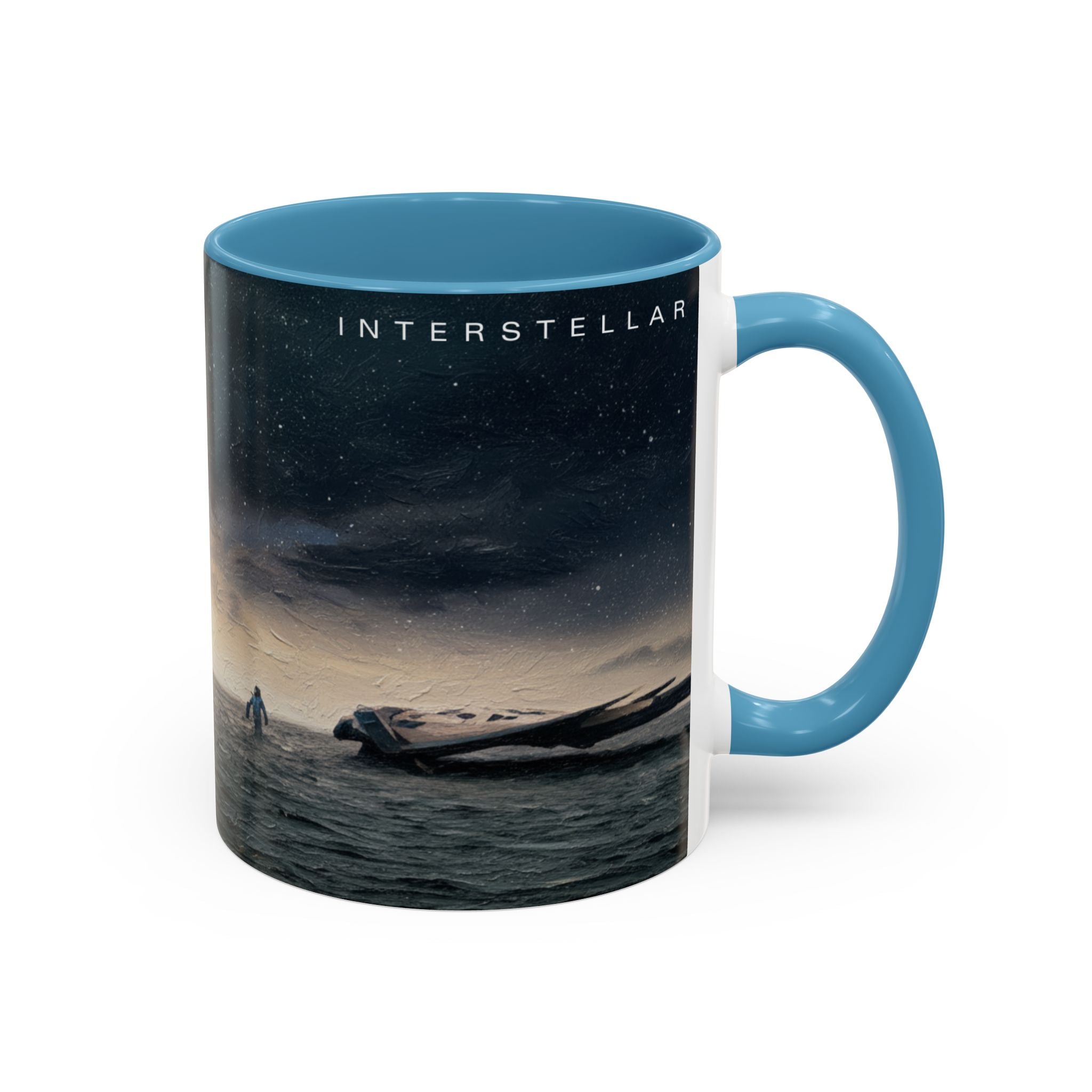 Interstellar Adventure Coffee Mug, Cosmic Mug for Space Lovers, Unique Gift for Astronauts, Artful Tea Cup, Perfect for Home or Office