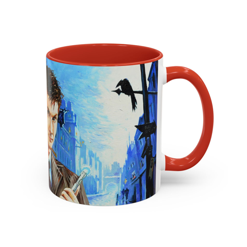 Coffee Mug, Dr Who Mug, Tardis Design, Geeky Mug, Doctor Who Fan Gift, Tea Cup