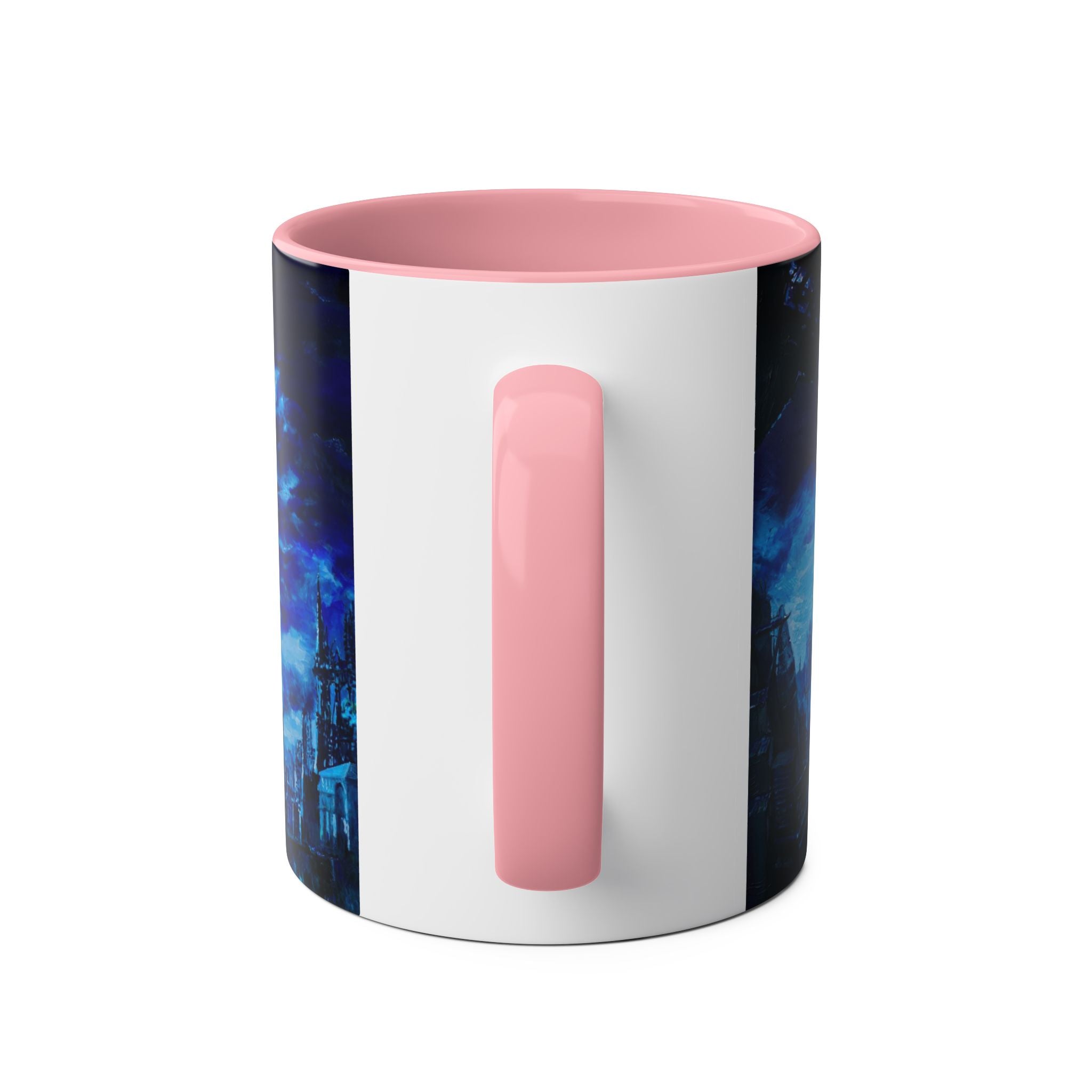 Batman Hero Abstract Two-Tone Coffee Mugs, 11oz