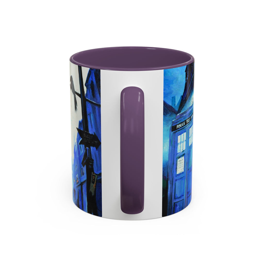 Coffee Mug, Dr Who Mug, Tardis Design, Geeky Mug, Doctor Who Fan Gift, Tea Cup