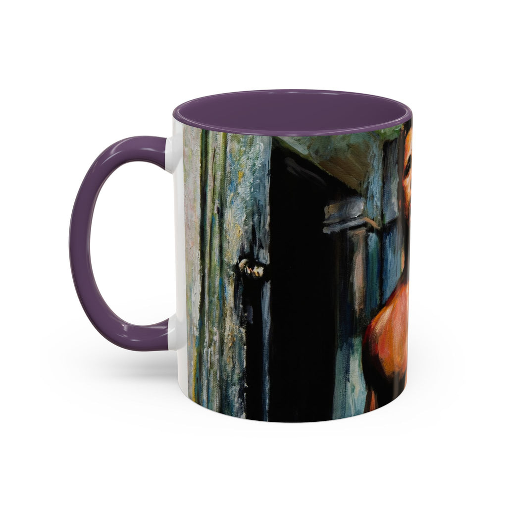 Movie Fight Club Brad Pitt Coffee Mug, Film Lover Gift, Vintage Pop Culture Cup, Cult Classic Cinema Fan Present, 11oz Ceramic Tea Mug,