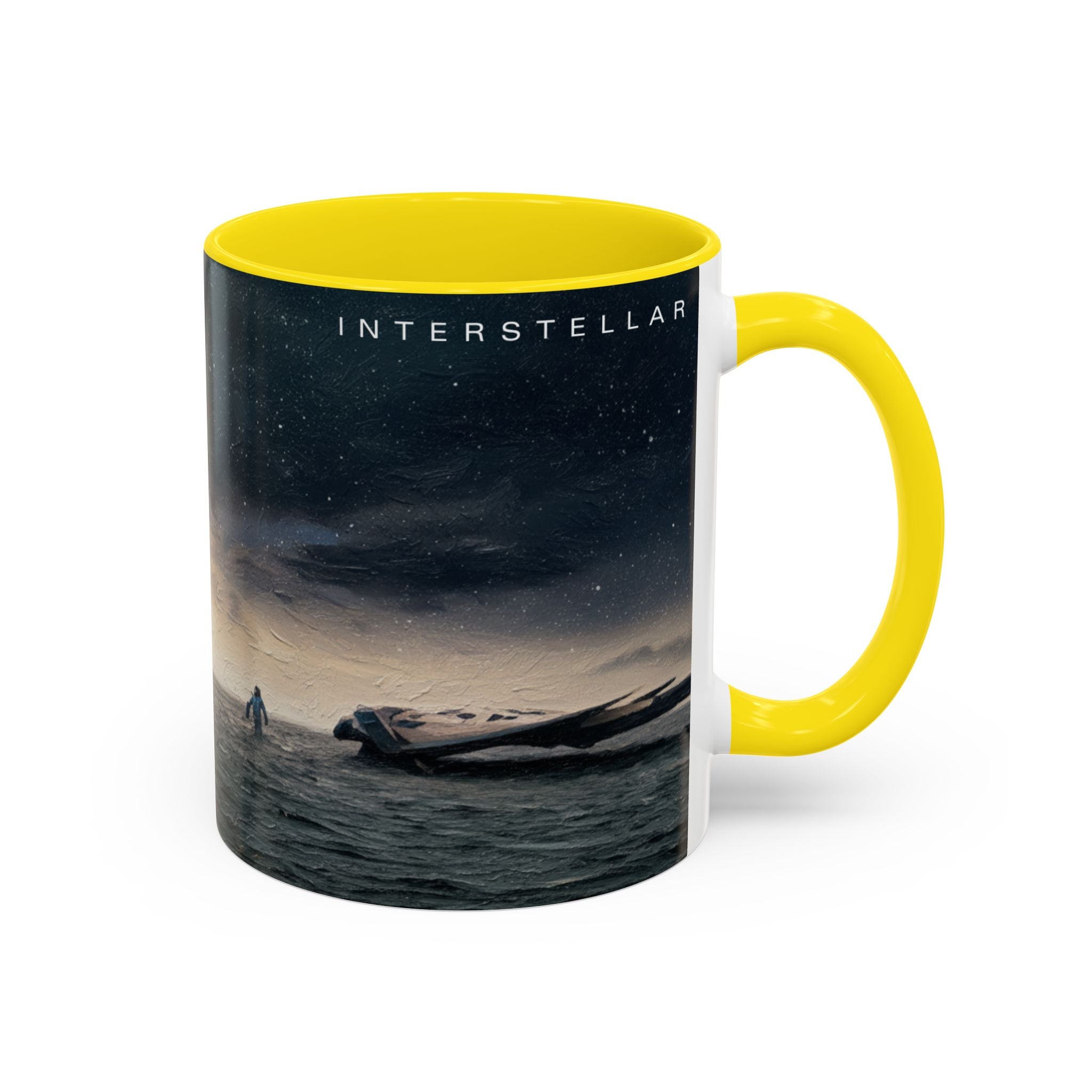 Interstellar Adventure Coffee Mug, Cosmic Mug for Space Lovers, Unique Gift for Astronauts, Artful Tea Cup, Perfect for Home or Office