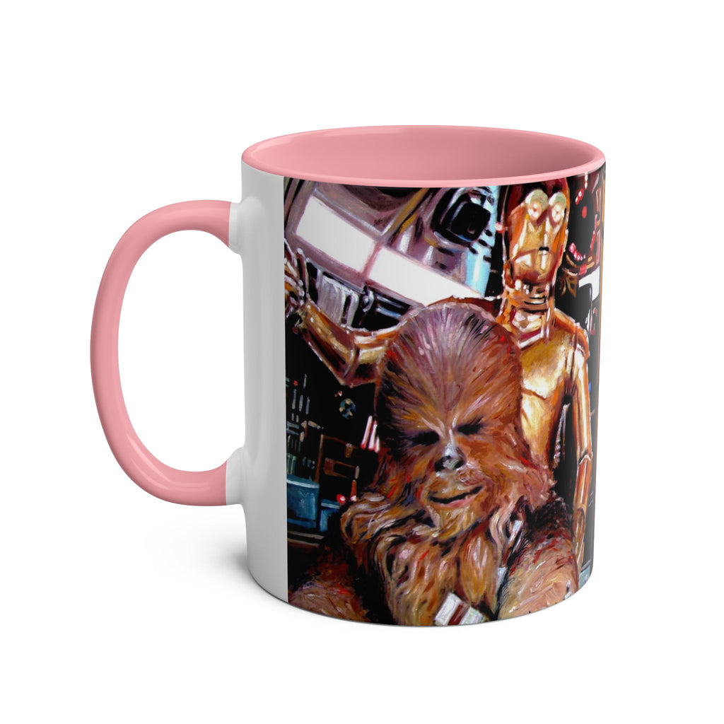 Starwars  Abstract -Star Wars Princess Leia 'Well Behaved'   Two-Tone Coffee Mugs, 11oz