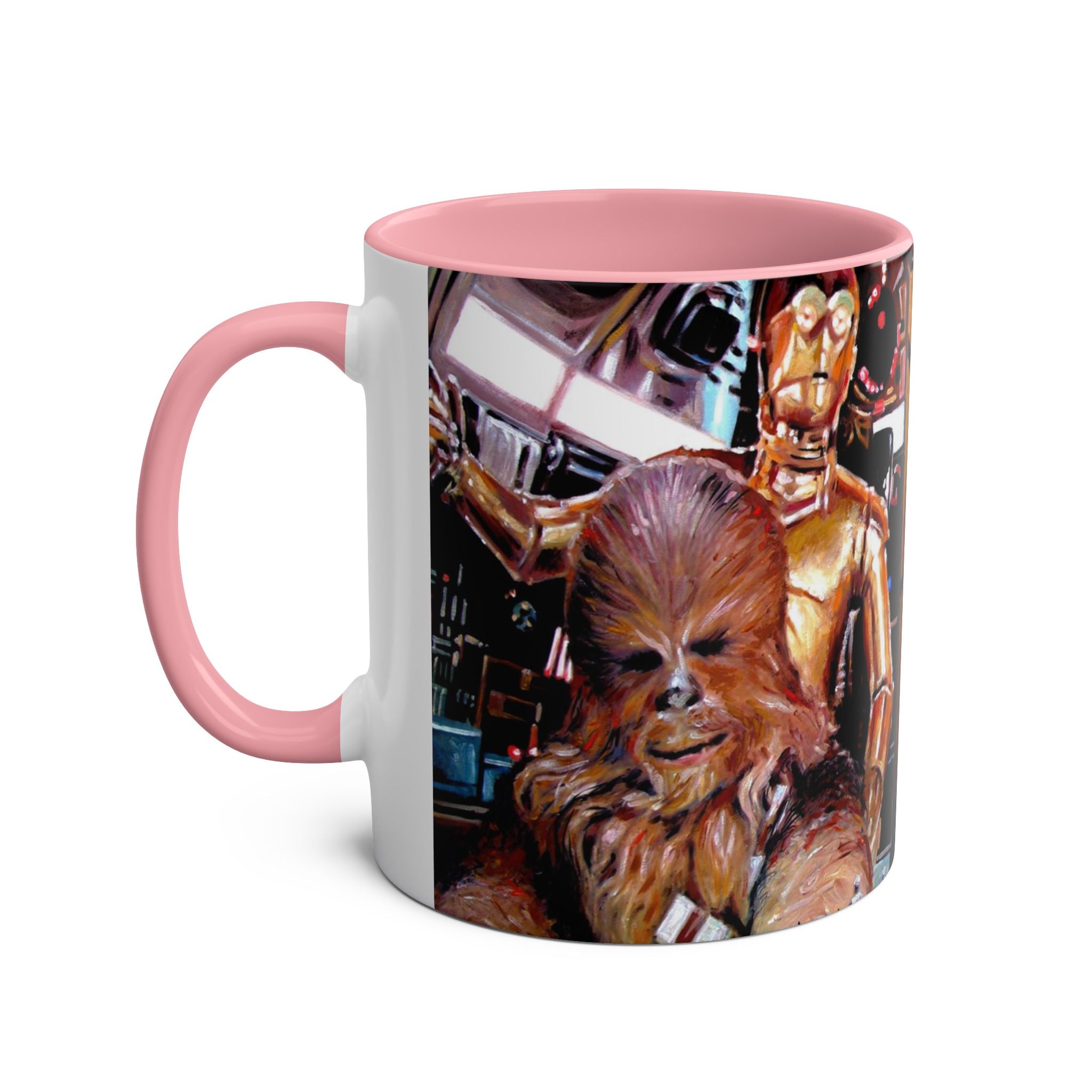 Starwars  Abstract -Star Wars Princess Leia 'Well Behaved'   Two-Tone Coffee Mugs, 11oz