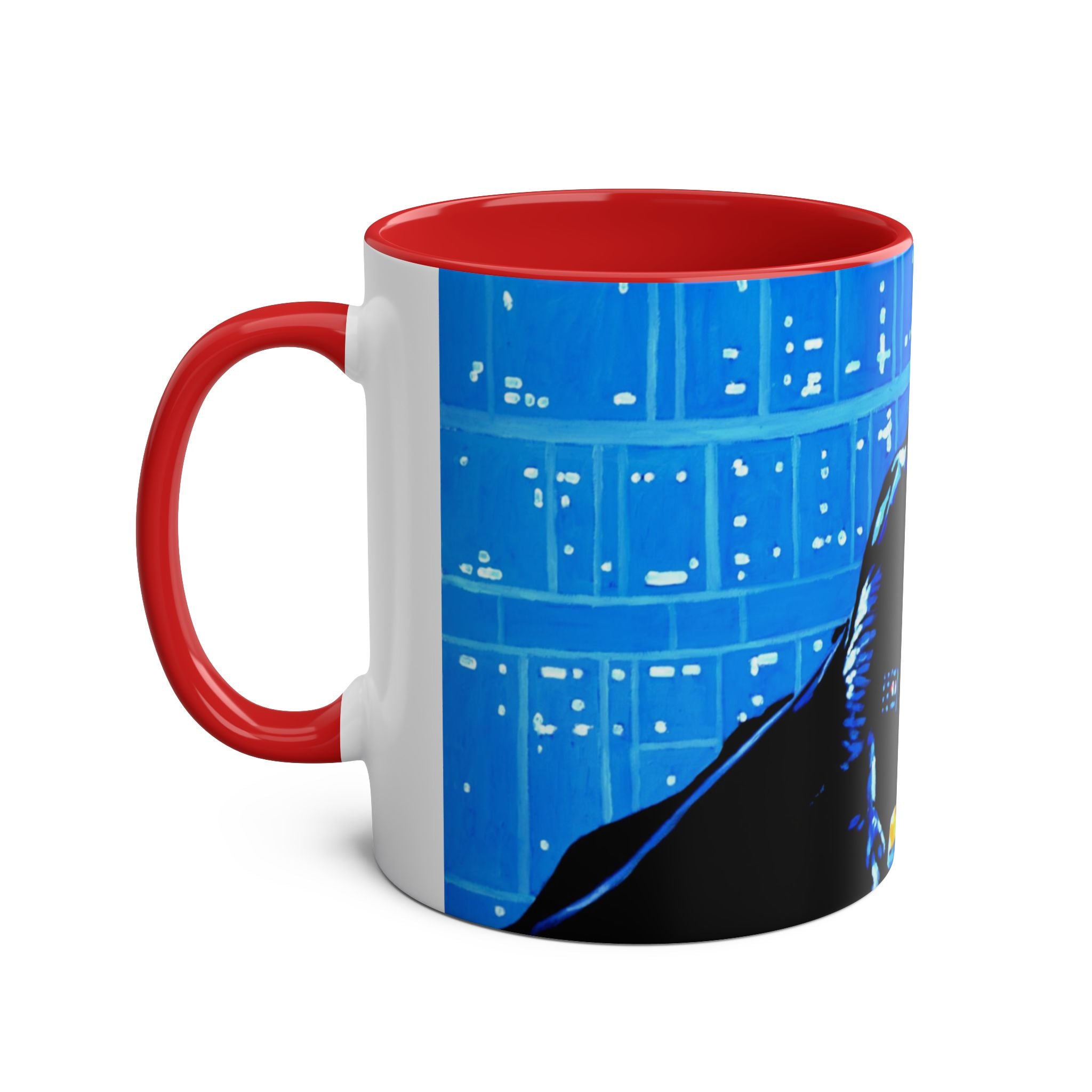 Darth Vader Abstract - Starwars- Art mugTwo-Tone Coffee Mugs, 11oz