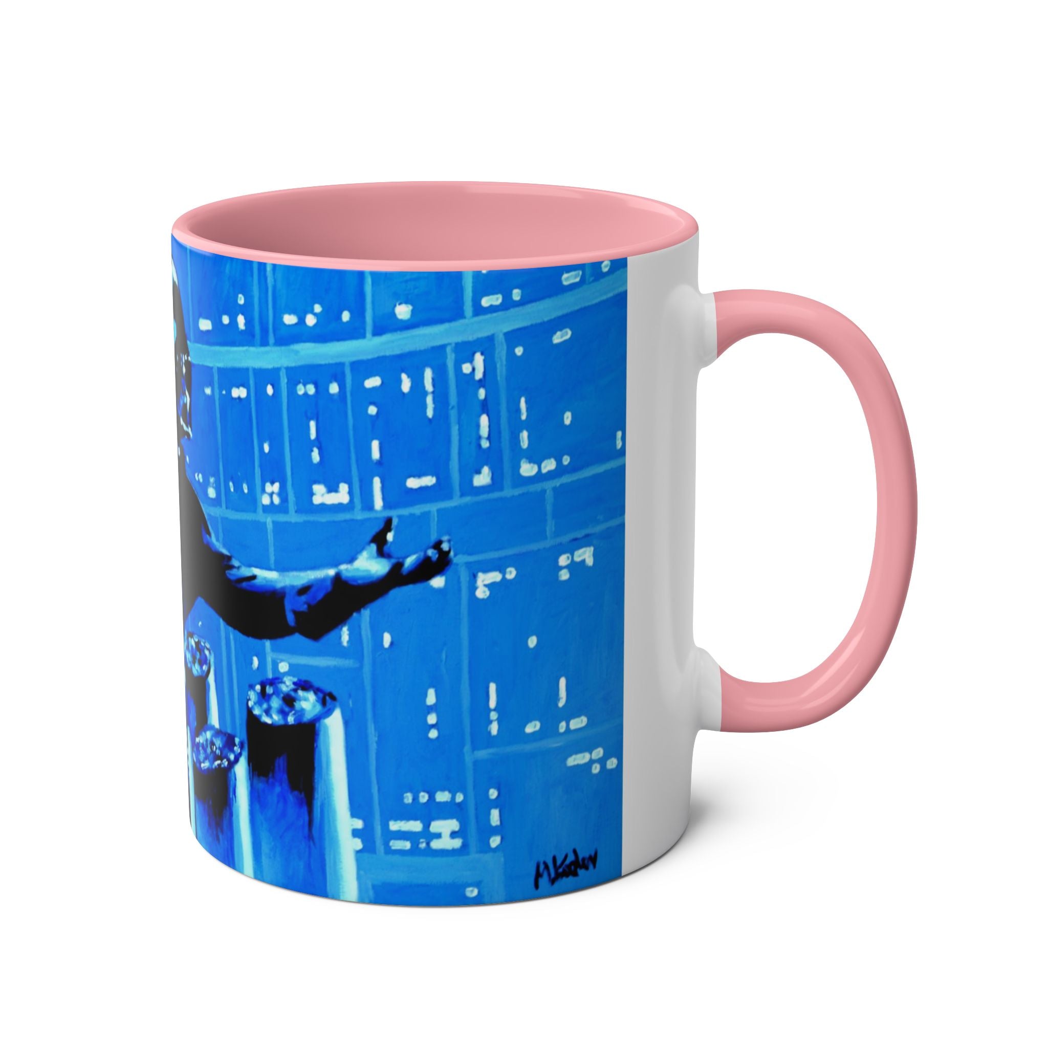 Darth Vader Abstract - Starwars- Art mugTwo-Tone Coffee Mugs, 11oz