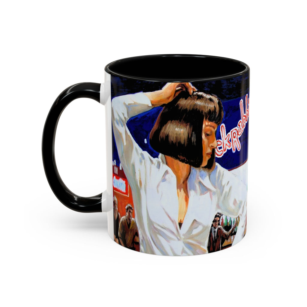 Pulp Fiction Dance Mug, Movie Lover Gift, Funny Movie Mug, Film Buff Cup, Novelty Gift, Cinematic Dishware