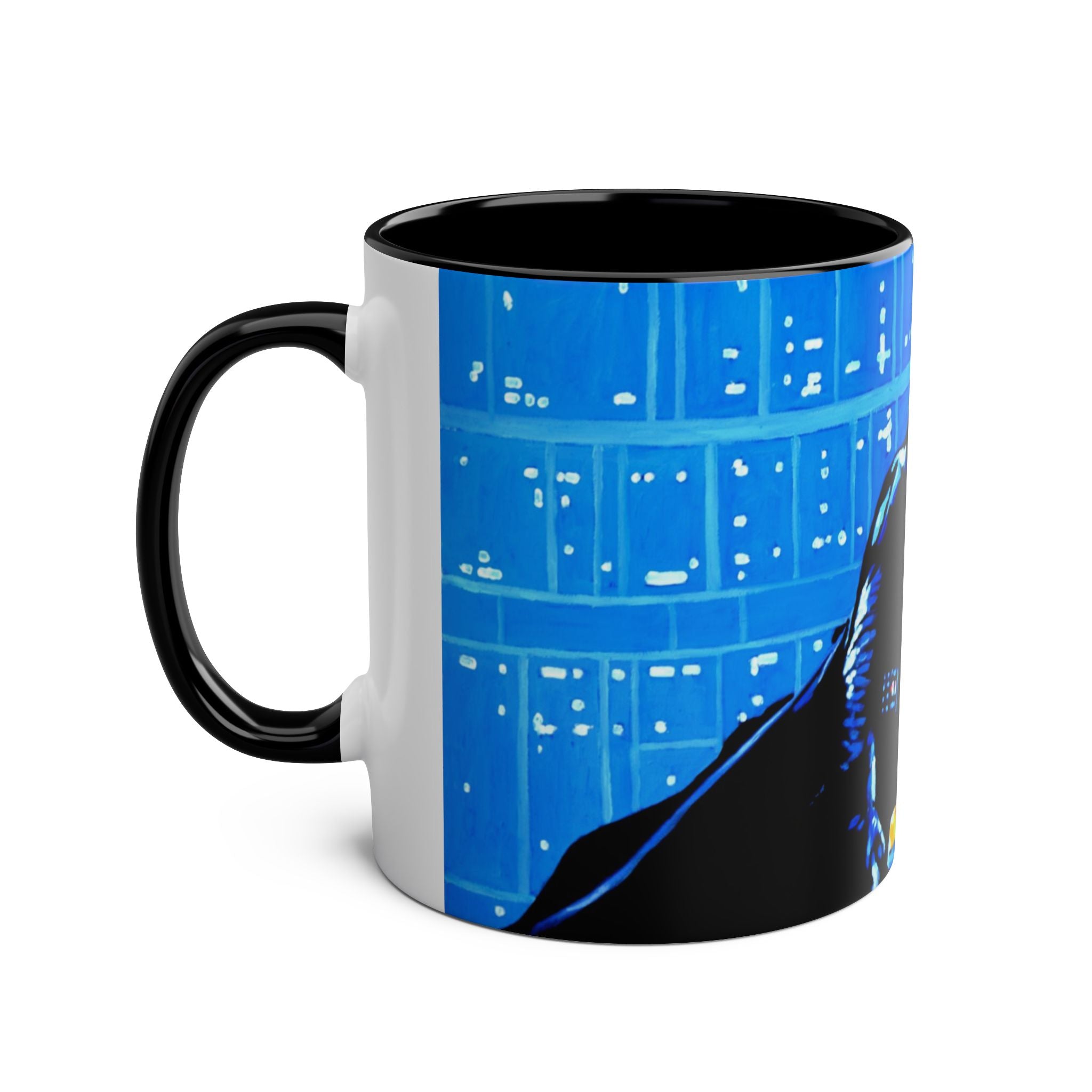 Darth Vader Abstract - Starwars- Art mugTwo-Tone Coffee Mugs, 11oz