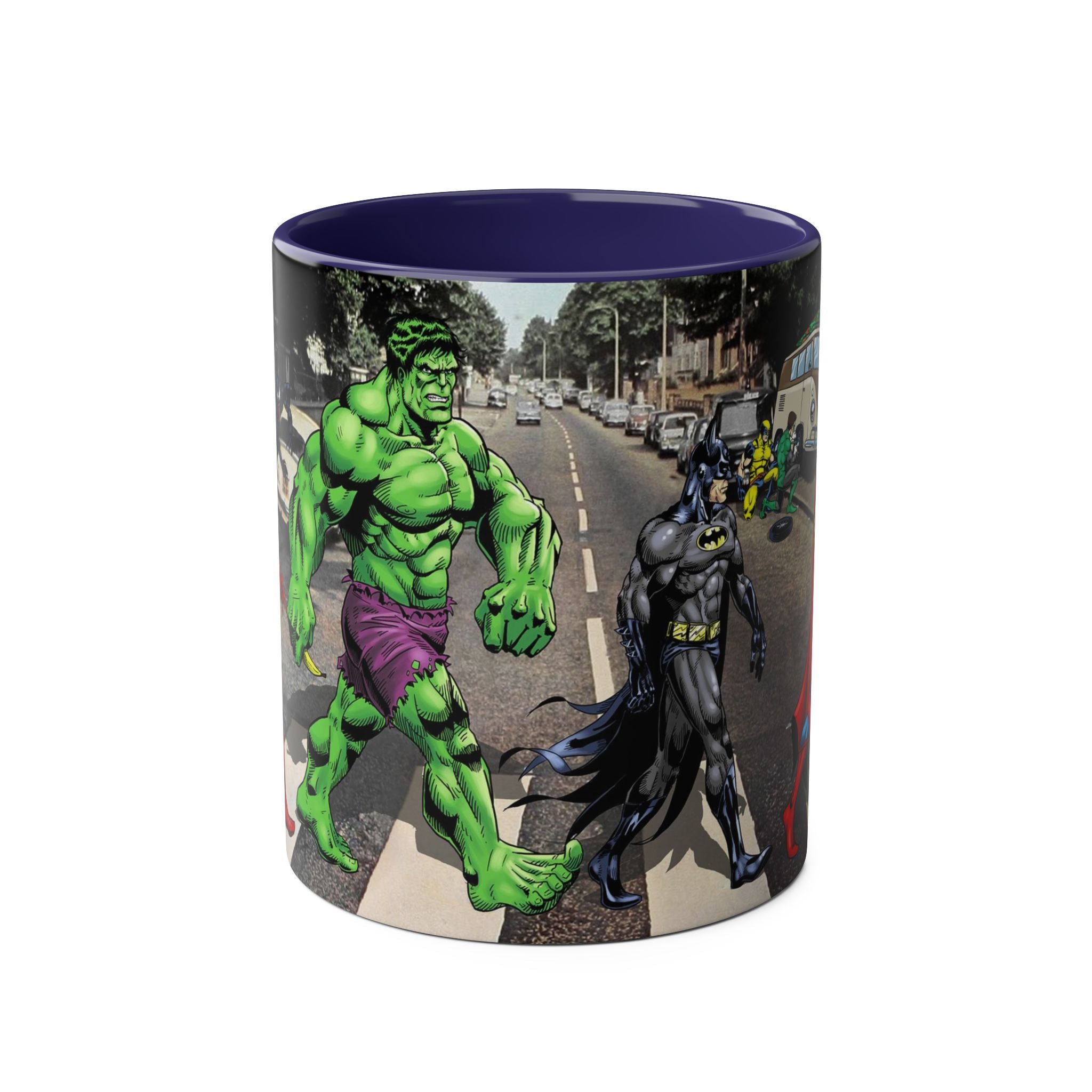 Marvel Hulk Two-Tone Coffee Mug – Superhero Fan Gift, 11oz Ceramic Cup