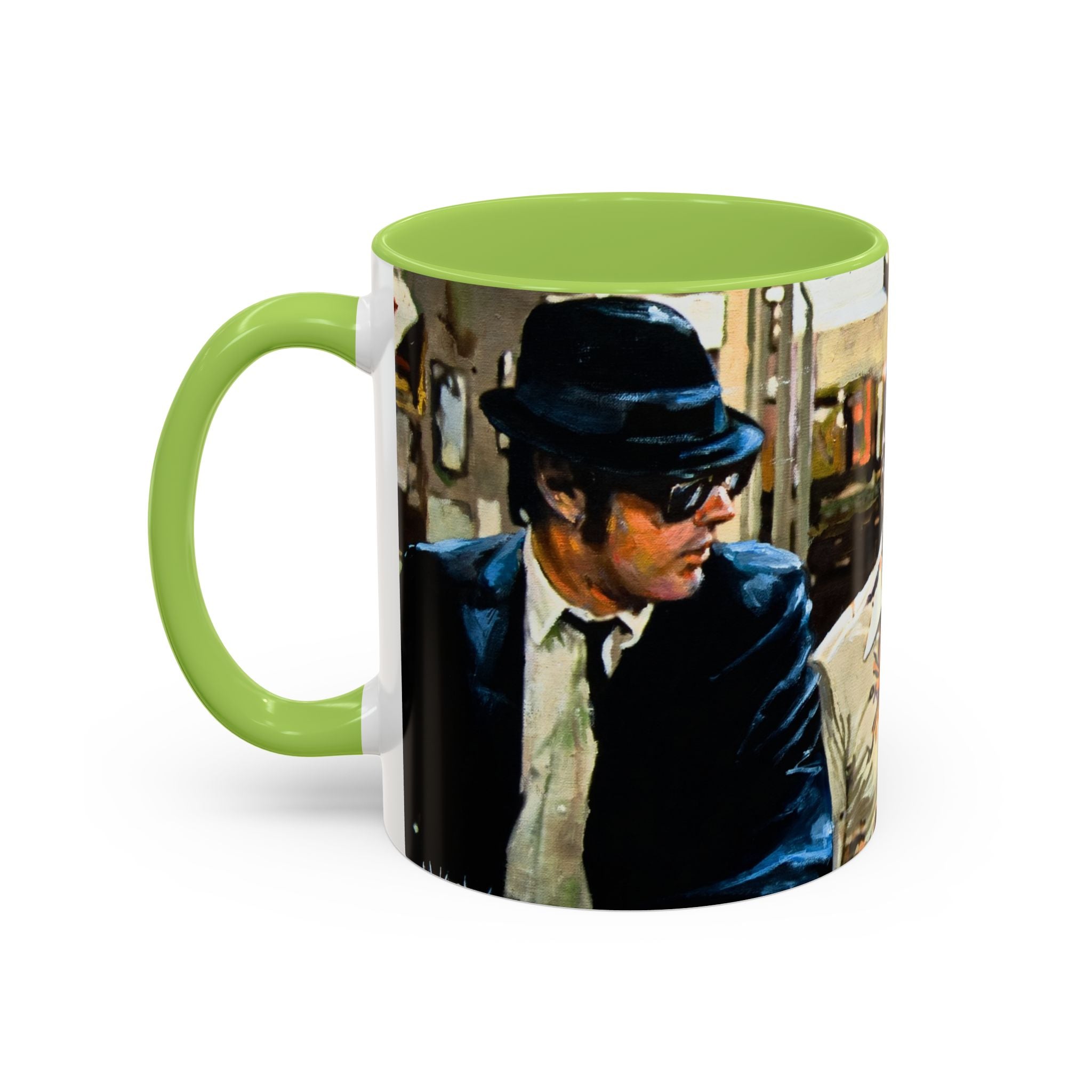 Coffee Mug, Blues Brothers Mugs, Music Lover Gift, Ceramic Cup, Movie Fan, Retro Drinkware