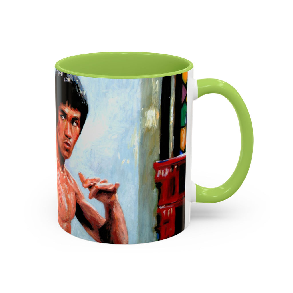 Bruce Lee Mug, Martial Arts Coffee Cup, Kung Fu Drinkware, Actor Tea Mug, Legend Gift for Men