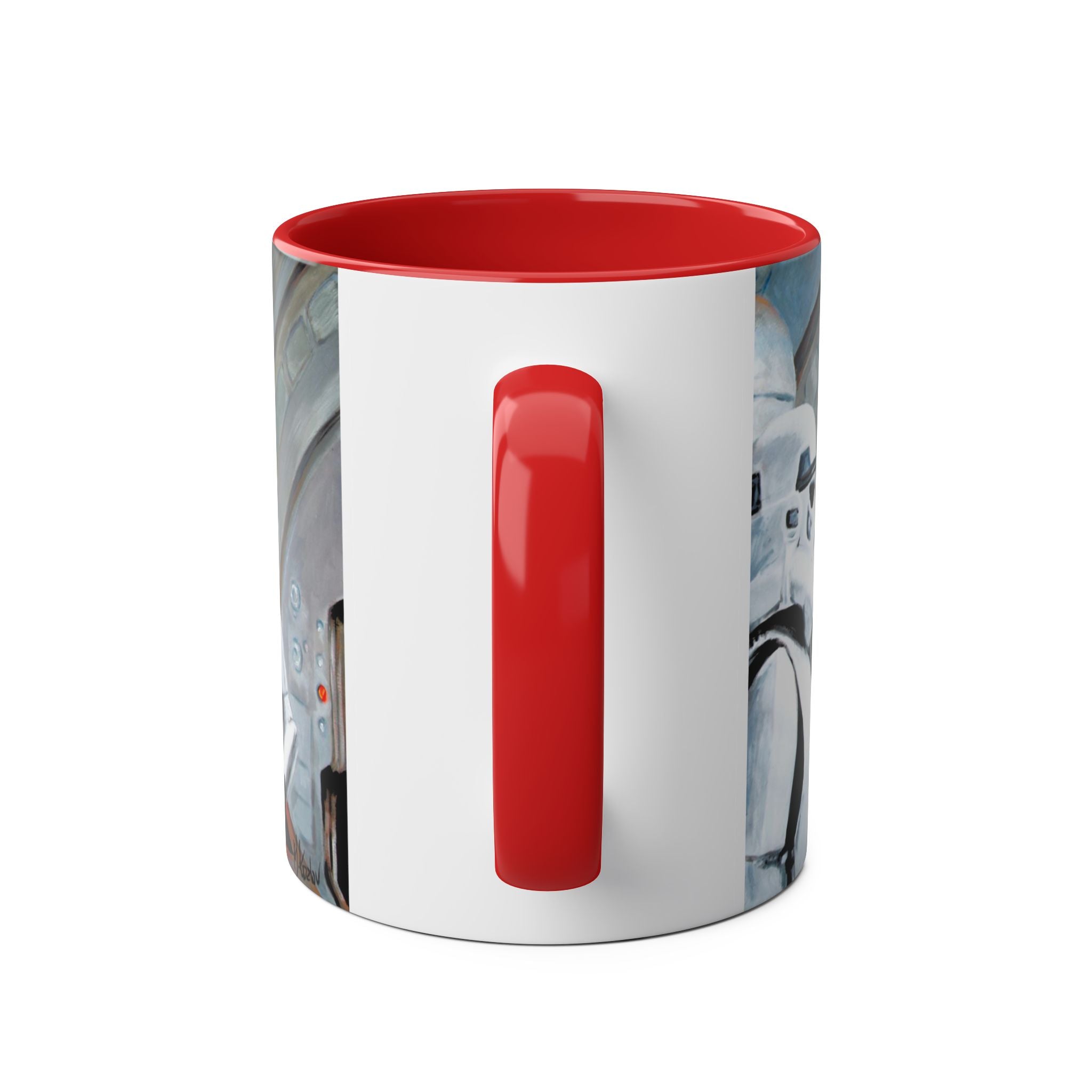 Darth Vader Abstract -Starwars- Art Mugs Two-Tone Coffee Mugs, 11oz