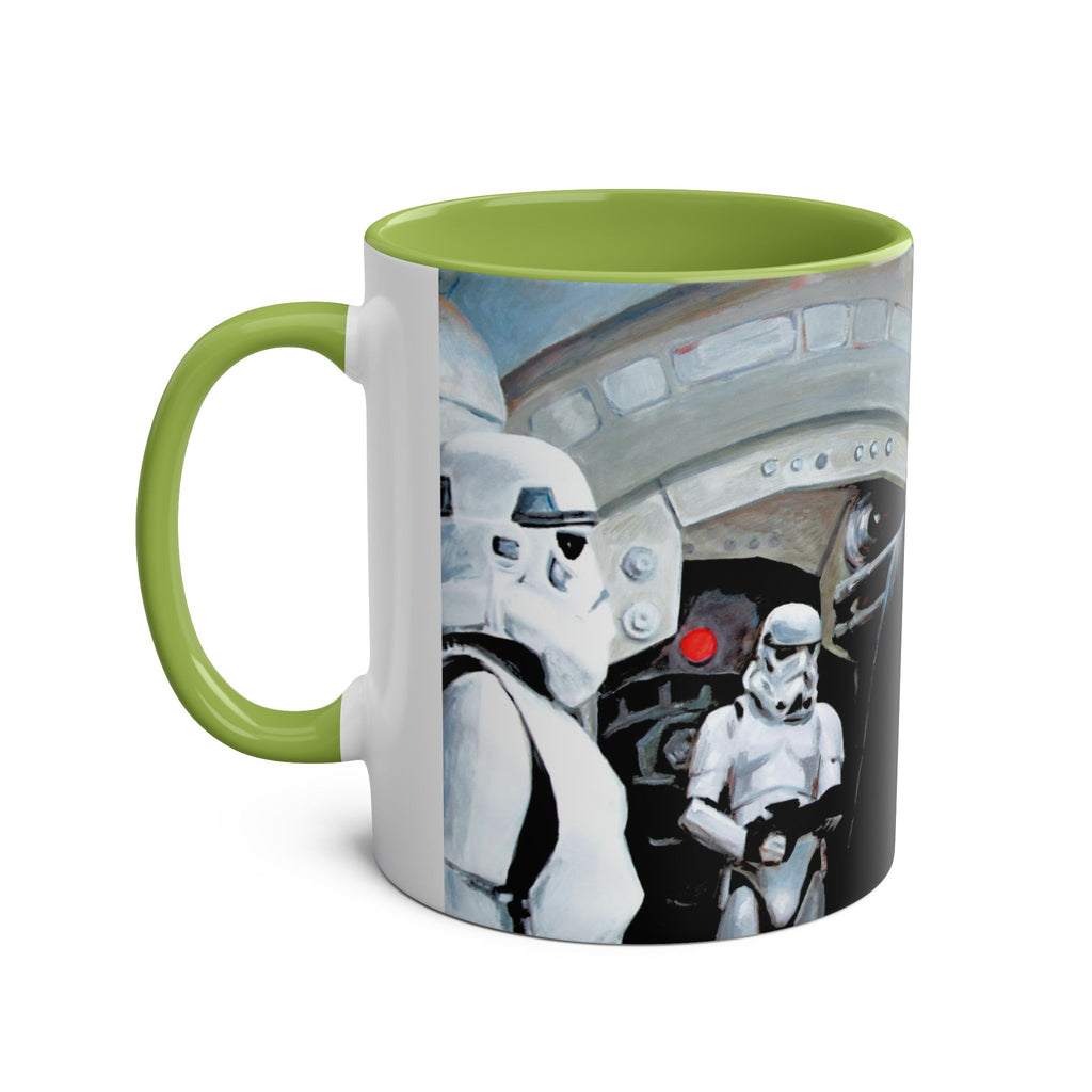 Darth Vader Abstract -Starwars- Art Mugs Two-Tone Coffee Mugs, 11oz
