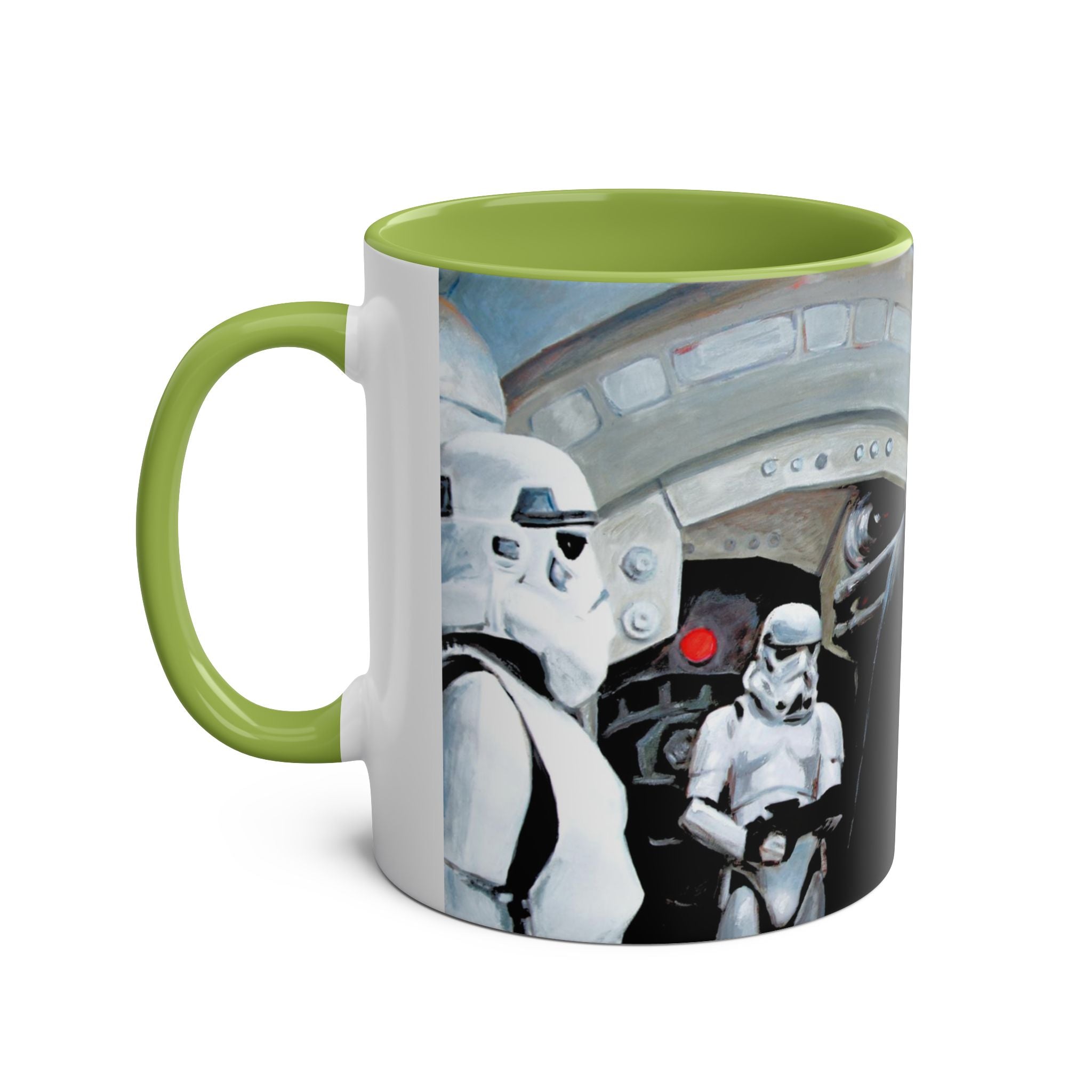 Darth Vader Abstract -Starwars- Art Mugs Two-Tone Coffee Mugs, 11oz