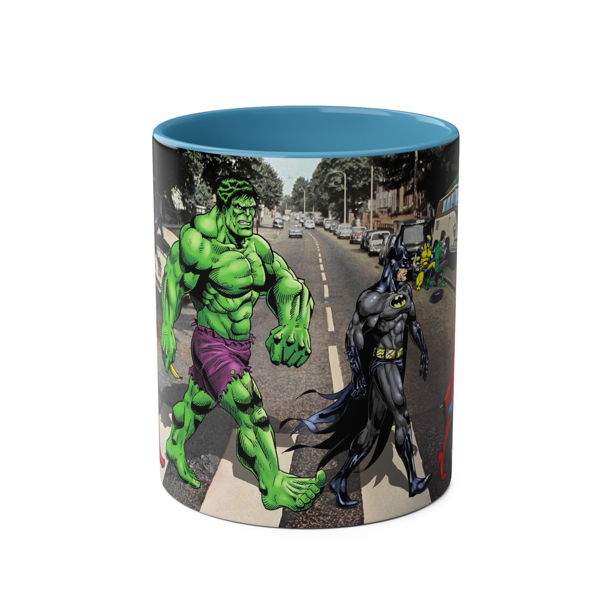 Marvel Hulk Two-Tone Coffee Mug – Superhero Fan Gift, 11oz Ceramic Cup