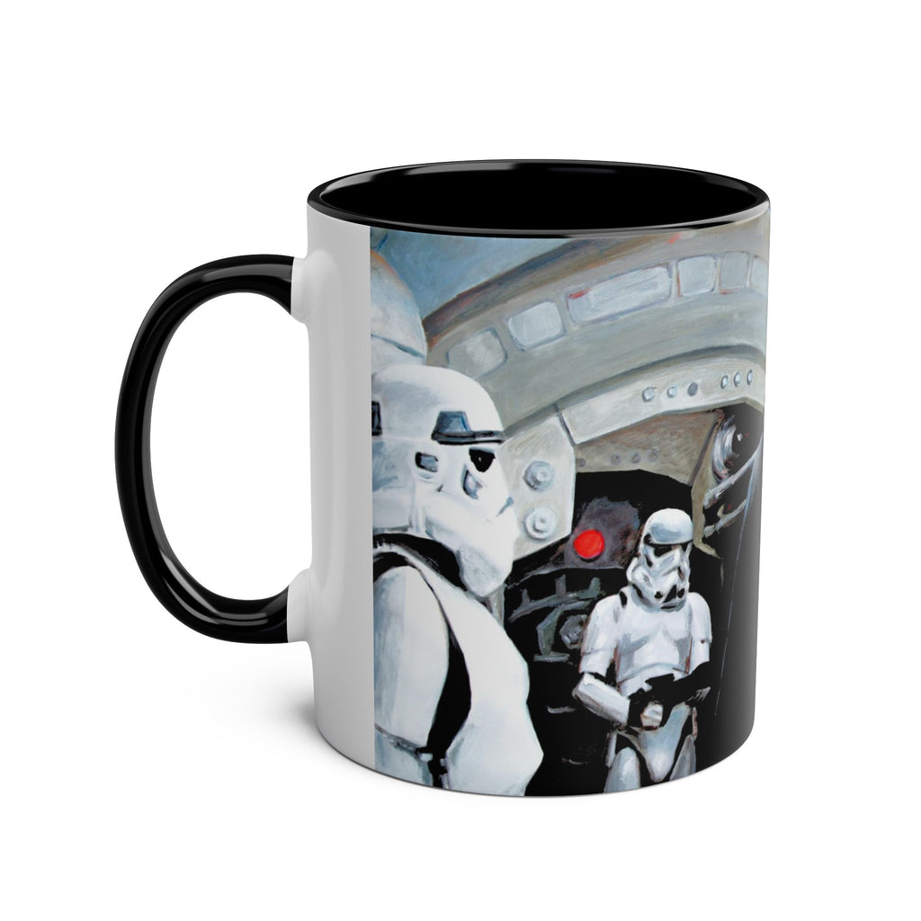 Darth Vader Abstract -Starwars- Art Mugs Two-Tone Coffee Mugs, 11oz