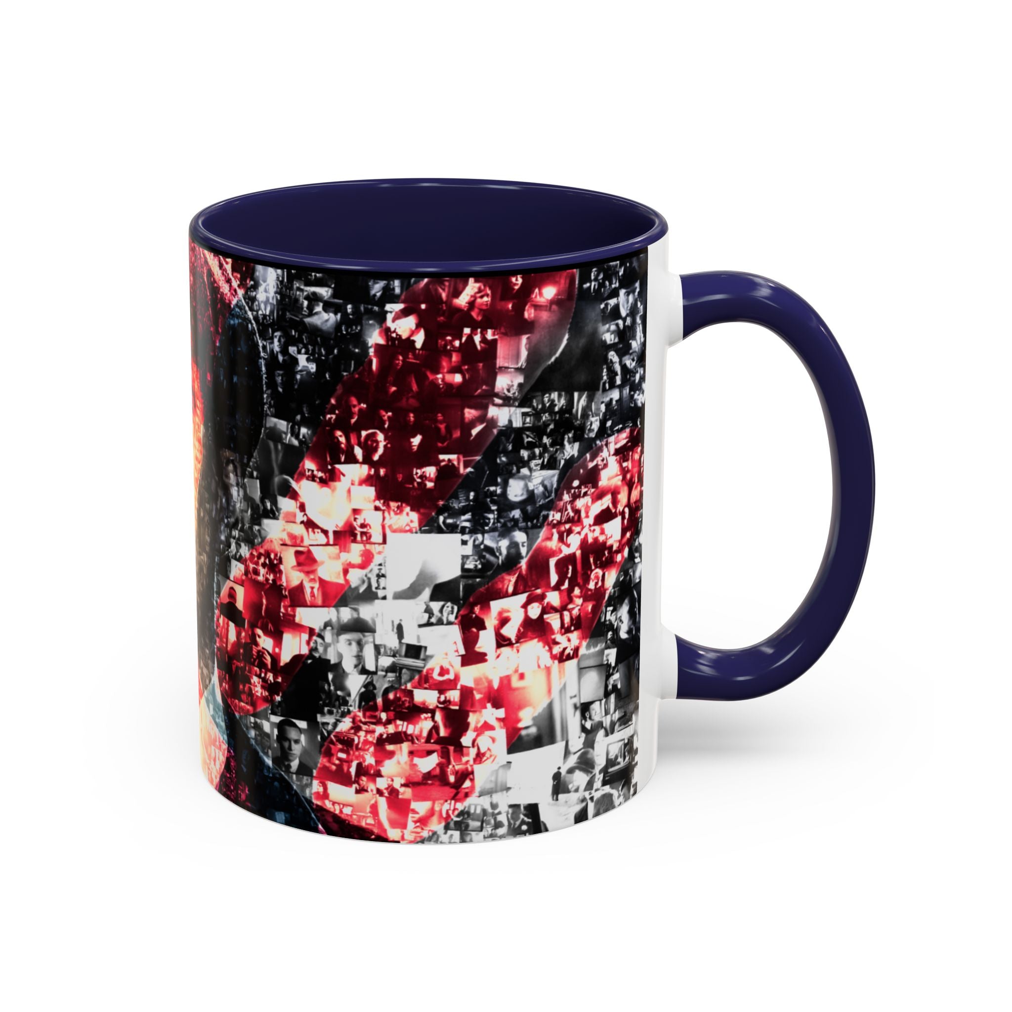 The British Legend Mug 1000 Movie Scene Collage Art Vintage Gangster Gift Retro Gentleman Coffee Cup Unique Gift for Him