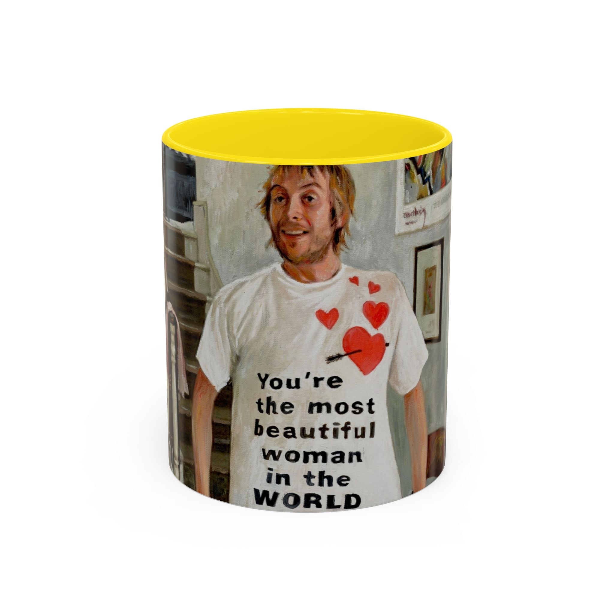 Coffee Mug, Notting Hill Movie, Spike, You Are the Most Beautiful Woman in the world  Mug, Romantic Mug, Film Lover Gift