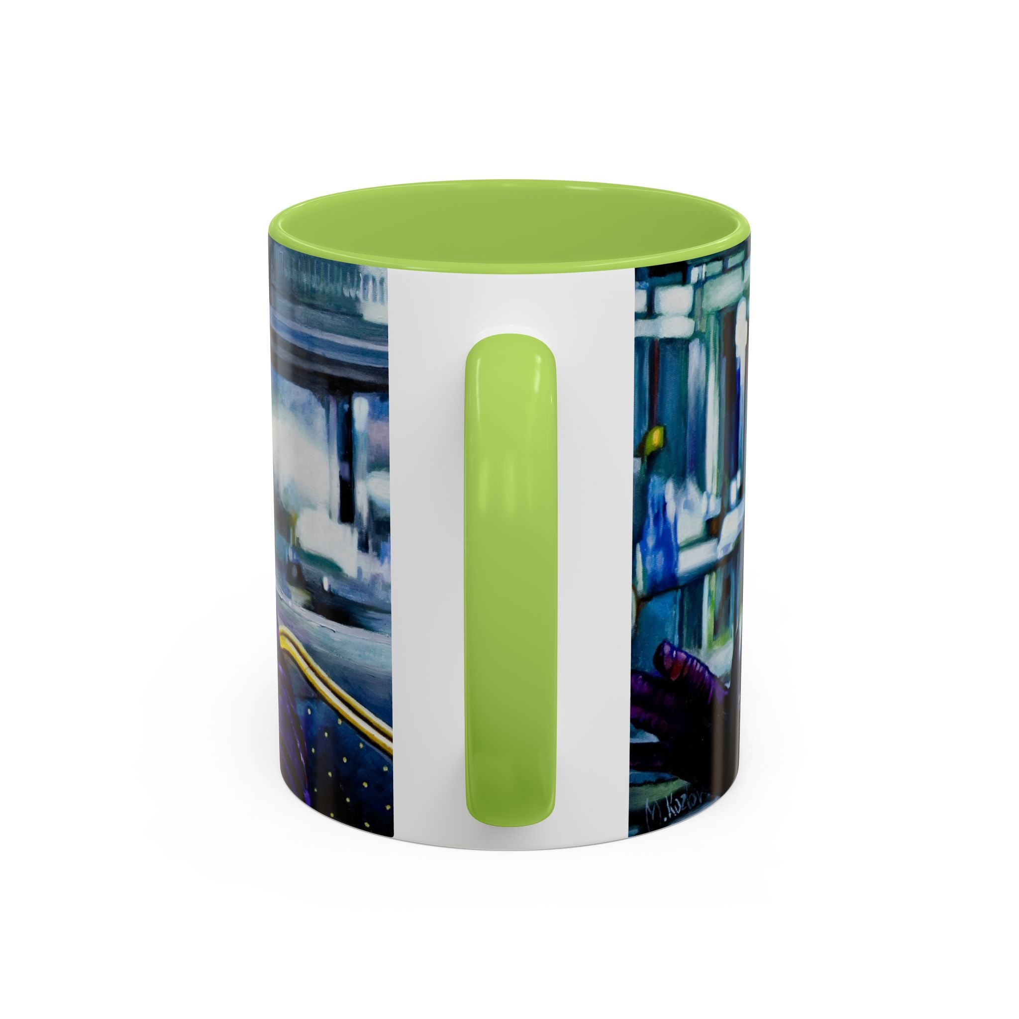 Dark Clown Villain Mug Hand-Painted Style Fan Art Pop Culture Coffee Cup  Comic Inspired Gift